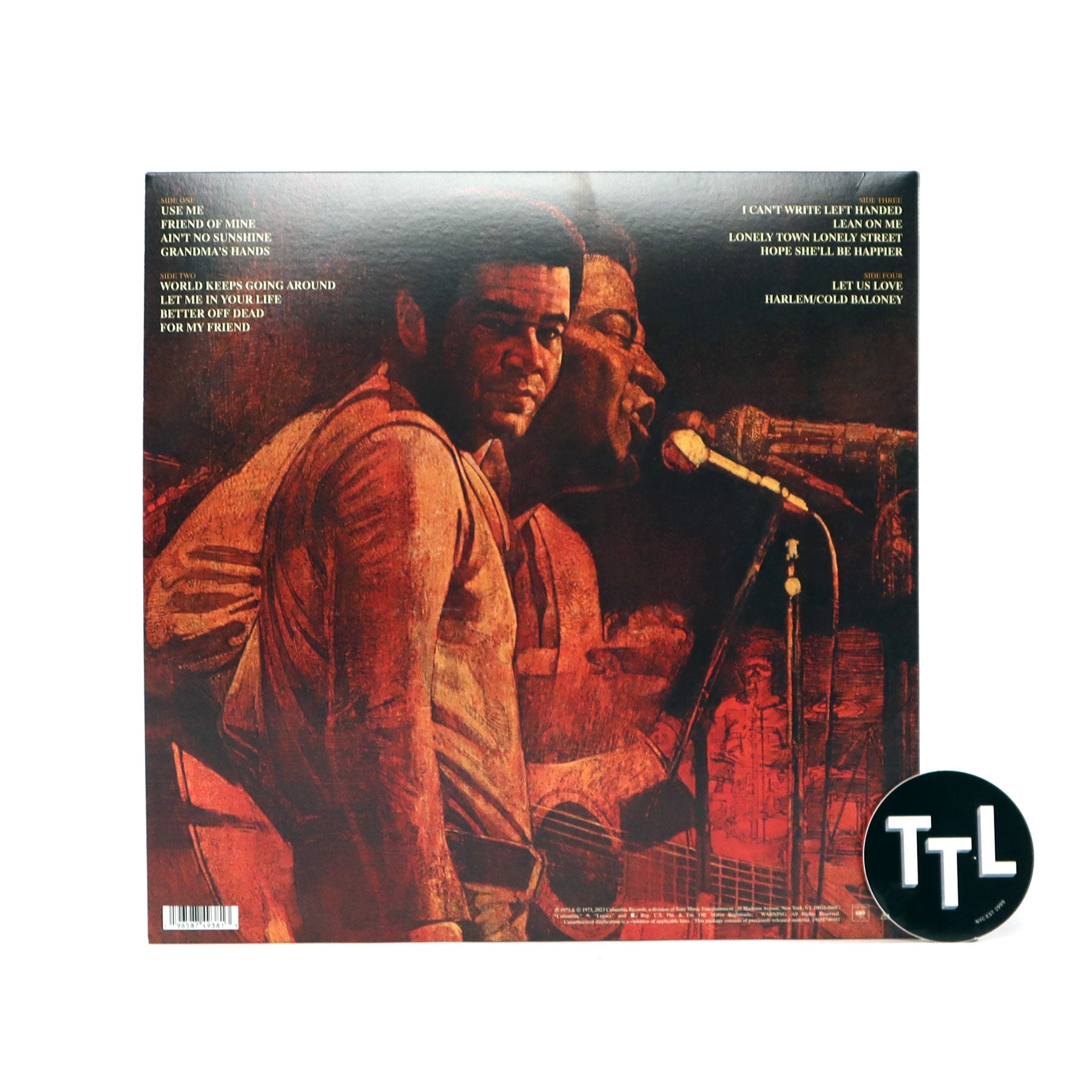 Bill Withers: Live At Carnegie Hall - 50th Anniversary Remastered Colored Vinyl 2LP Limited Edition