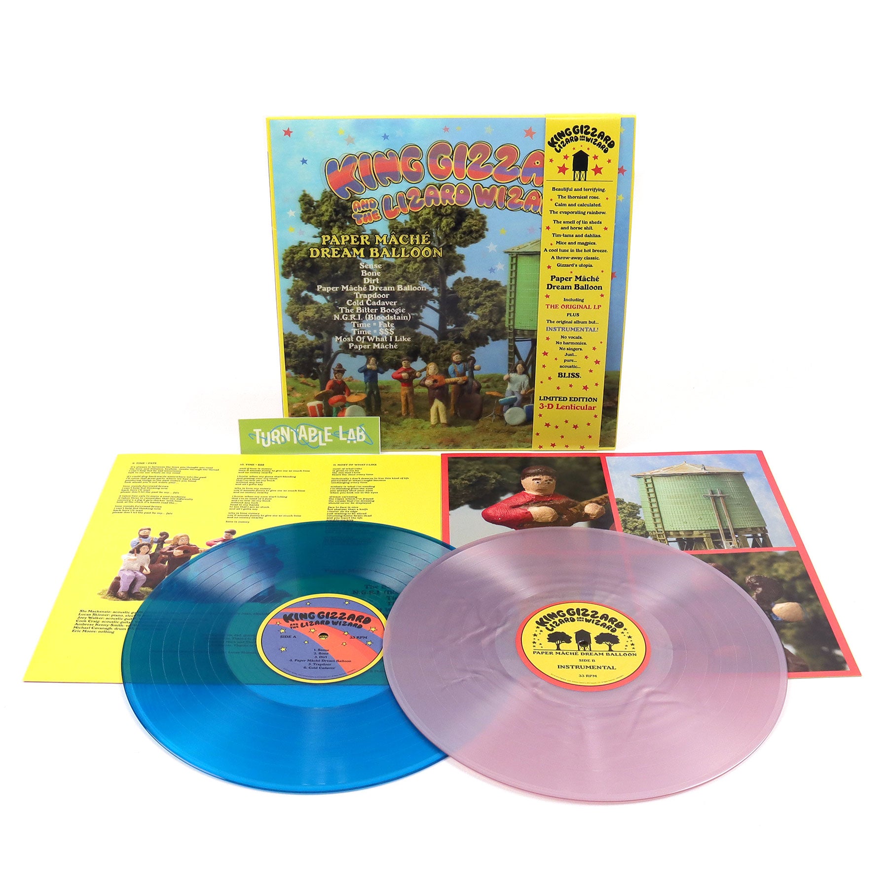 2021 Deluxe 2LP Vinyl: King Gizzard And The Lizard Wizard's Paper Mache Dream Balloon with Lenticular Cover