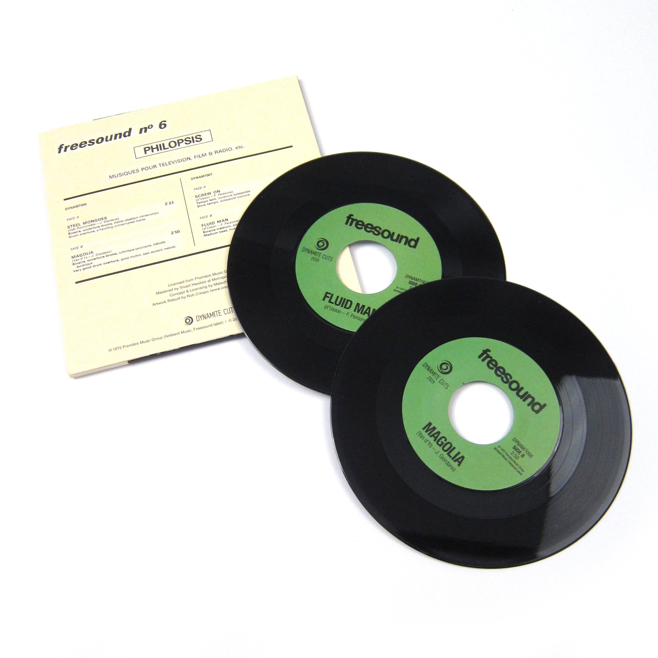 Jacky Giordano & Francis Personne's Philopsis: Limited 500 2x7 Vinyl 45s Collection