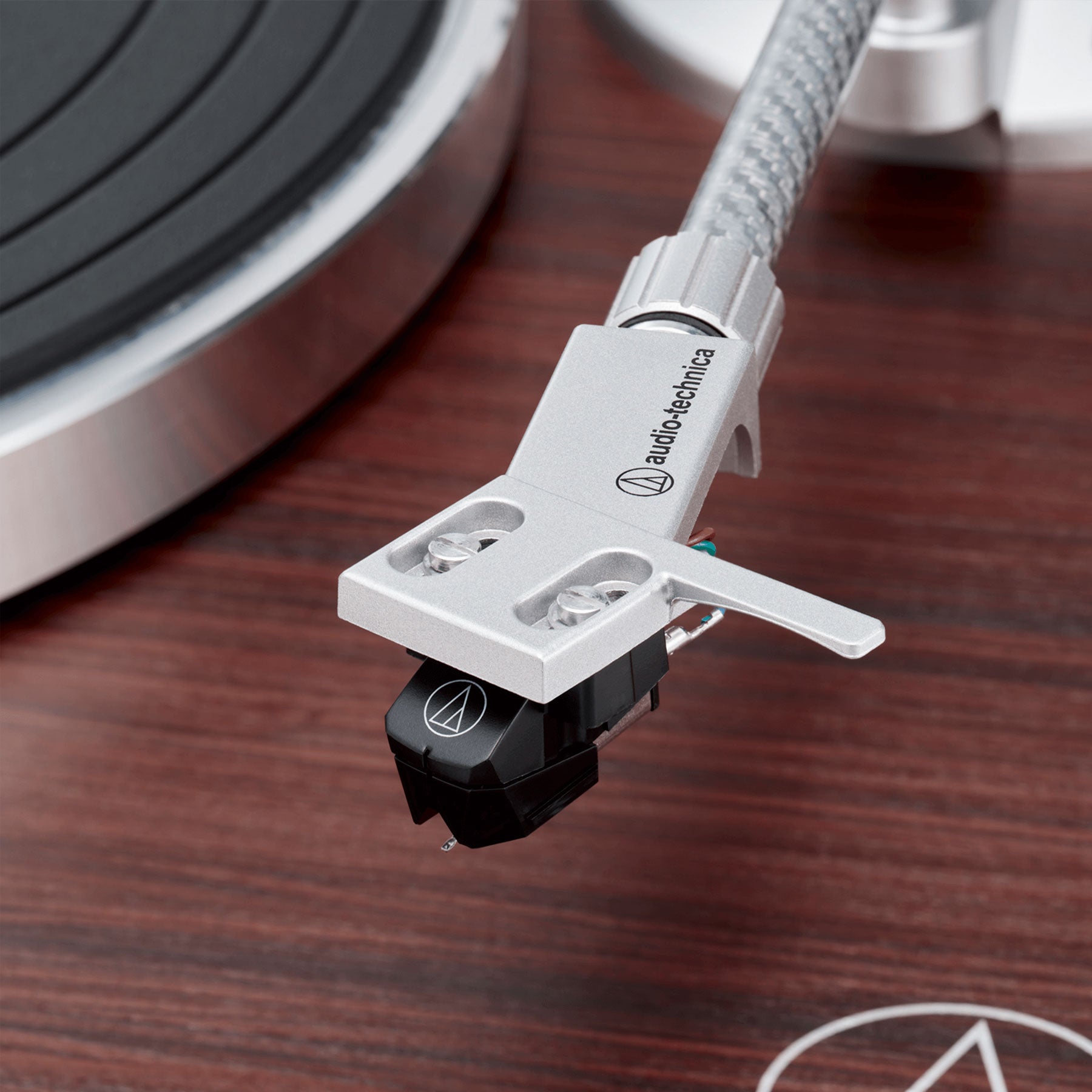 Audio-Technica AT-LPW50BT-RW Rosewood Bluetooth Turntable - Mid-Range Flagship