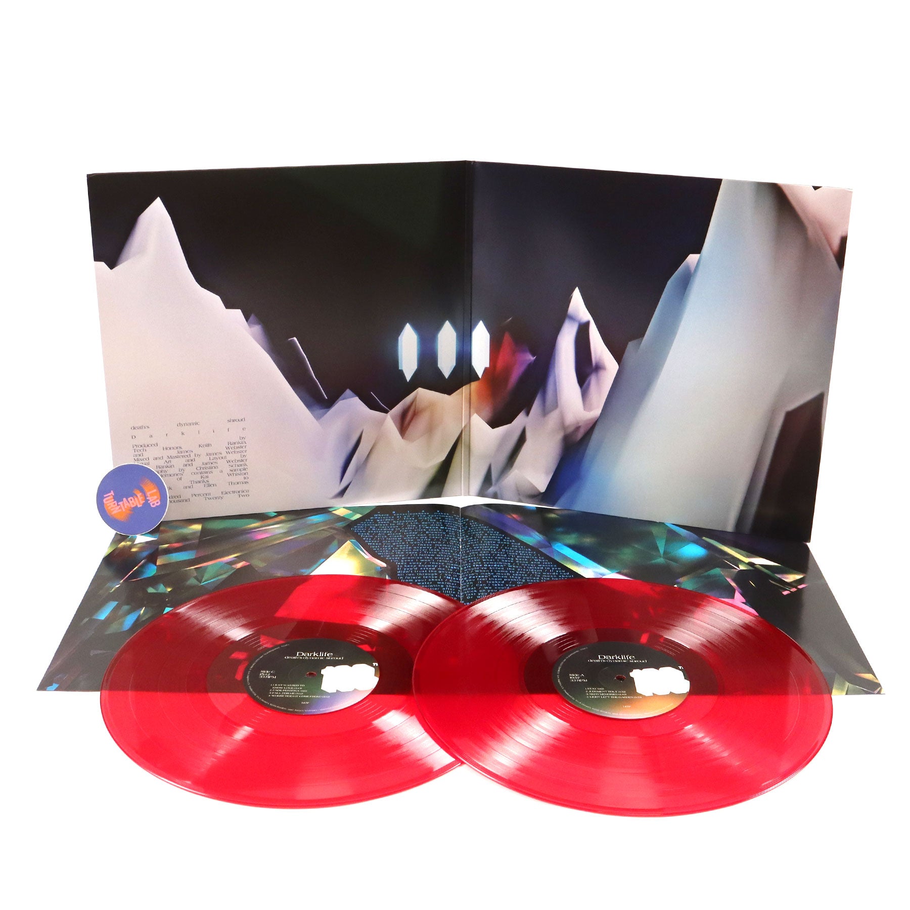 Death's Dynamic Shroud: Darklife 2LP Colored Transparent Red Vinyl (Limited Edition)