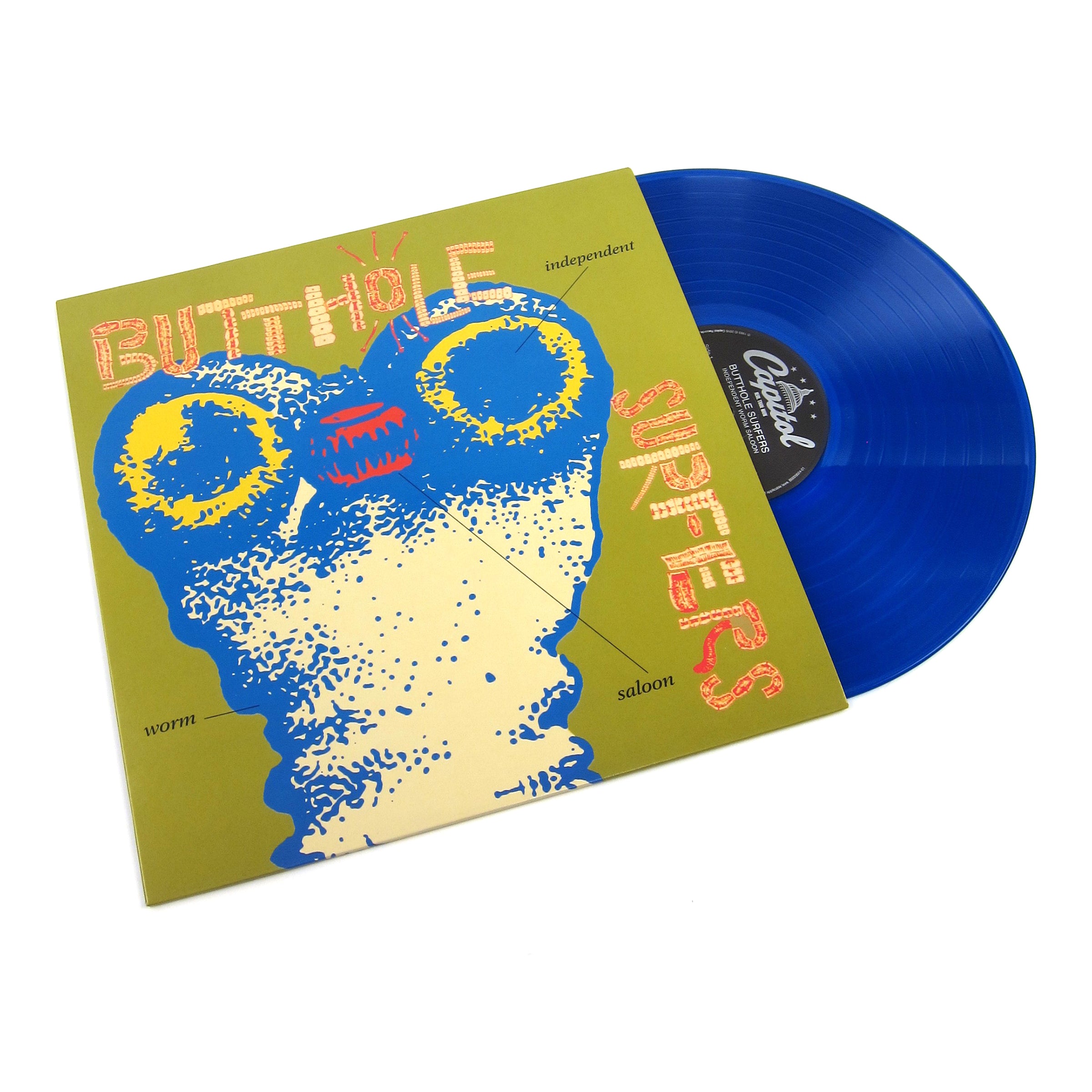 Butthole Surfers' Independent Worm Saloon on 180g Translucent Blue Vinyl LP