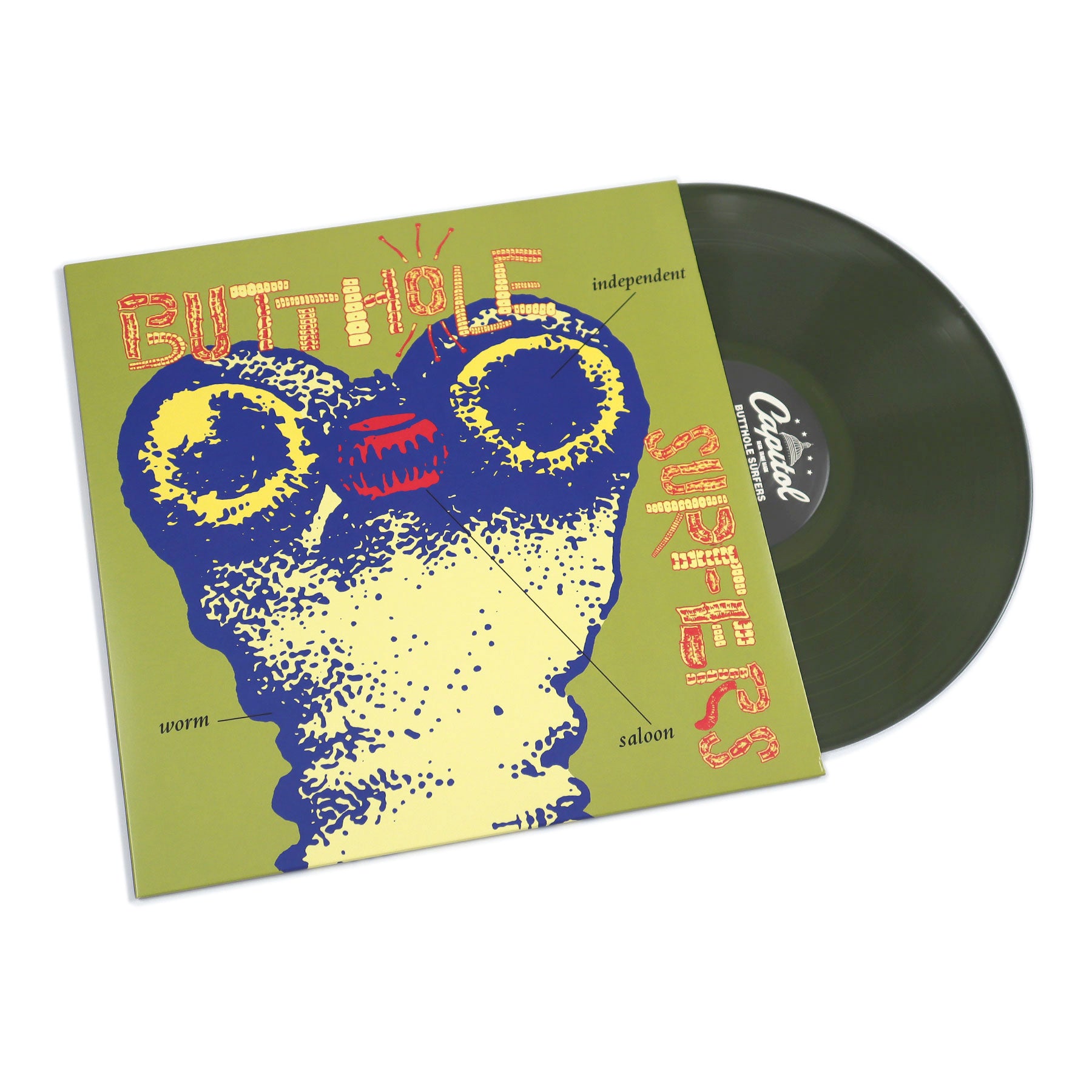 Hot Deal! Butthole Surfers - Independent Worm Saloon Vinyl LP (Swamp Colored)
