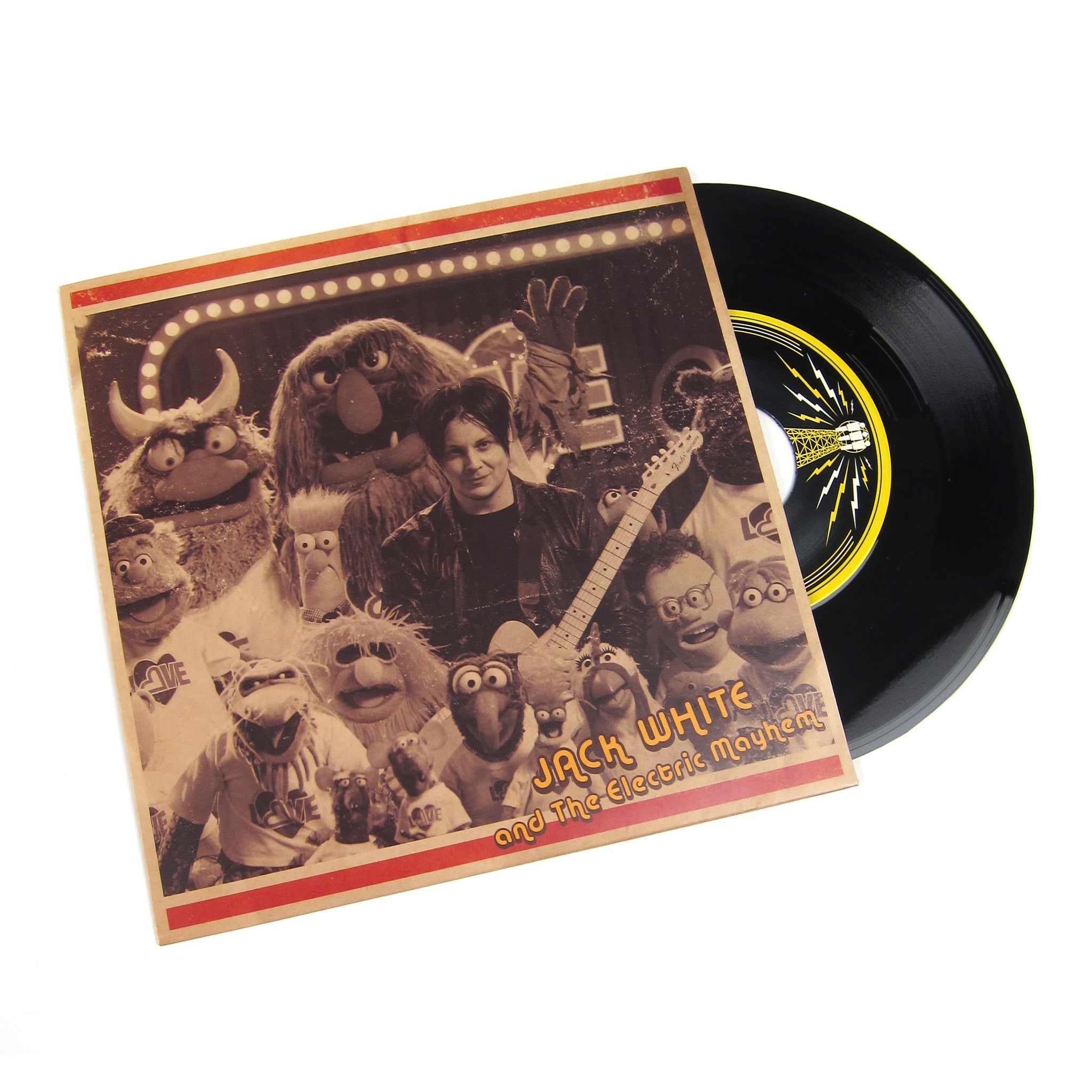 Jack White & The Electric Mayhem's Groovy 7 - inch Vinyl of 'You Are The Sunshine Of My Life' (The Muppets)