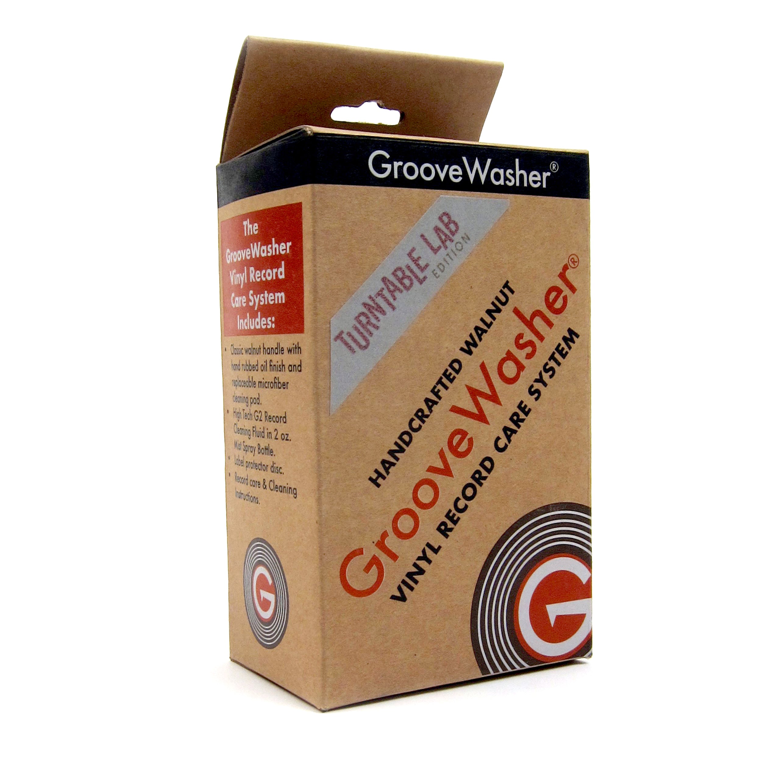 Hot! GrooveWasher Record Cleaner Starter Kit - Turntable Lab Walnut Edition