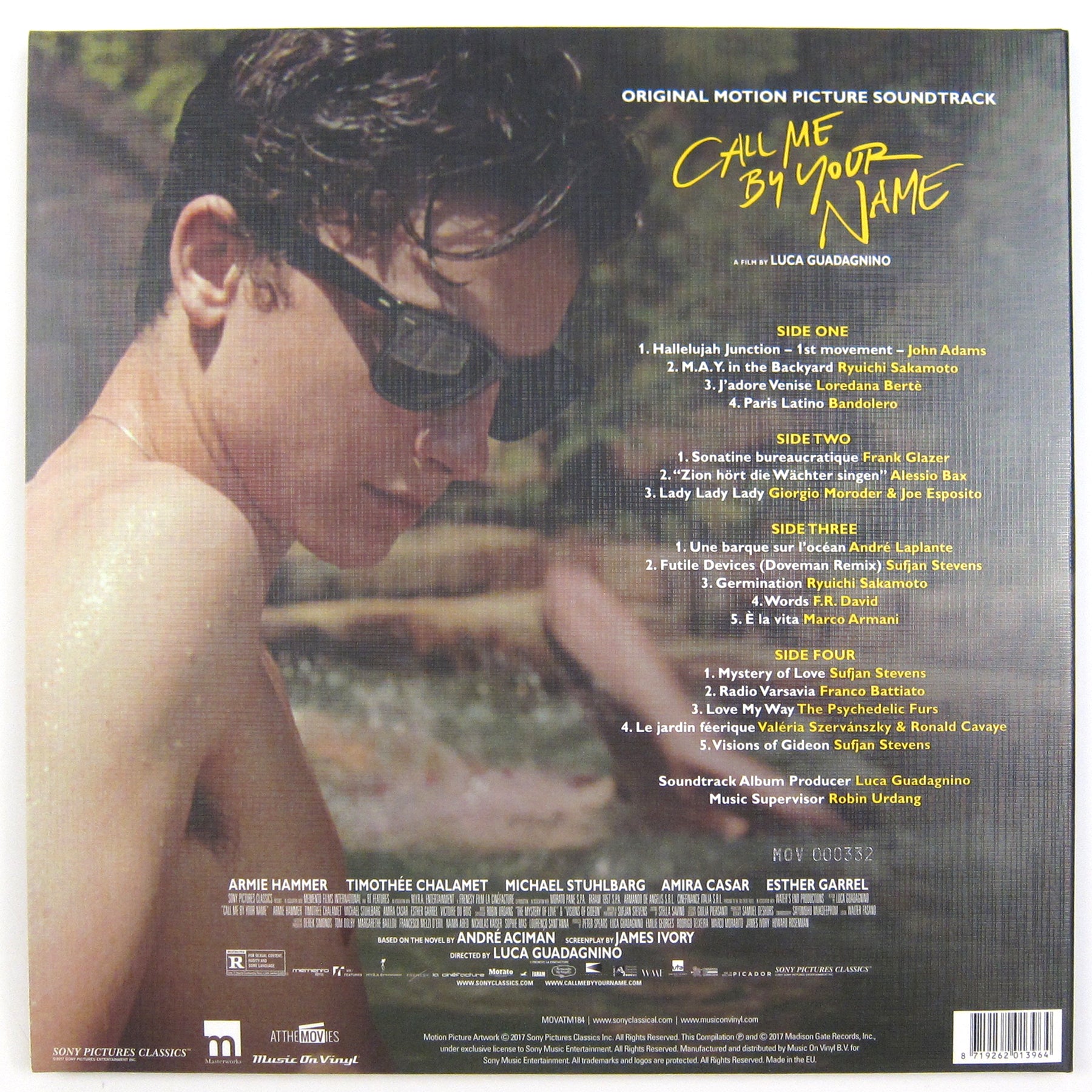 Call Me By Your Name Soundtrack: 180g Red Vinyl 2LP Limited Edition