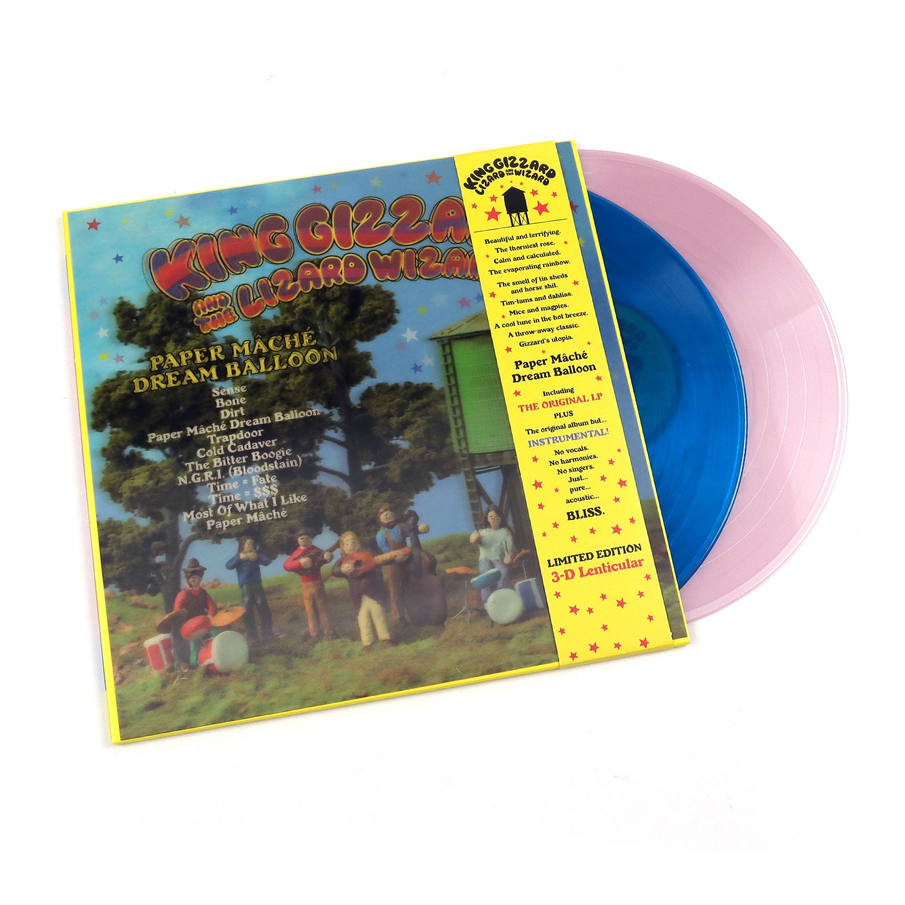 2021 Deluxe 2LP Vinyl: King Gizzard And The Lizard Wizard's Paper Mache Dream Balloon with Lenticular Cover
