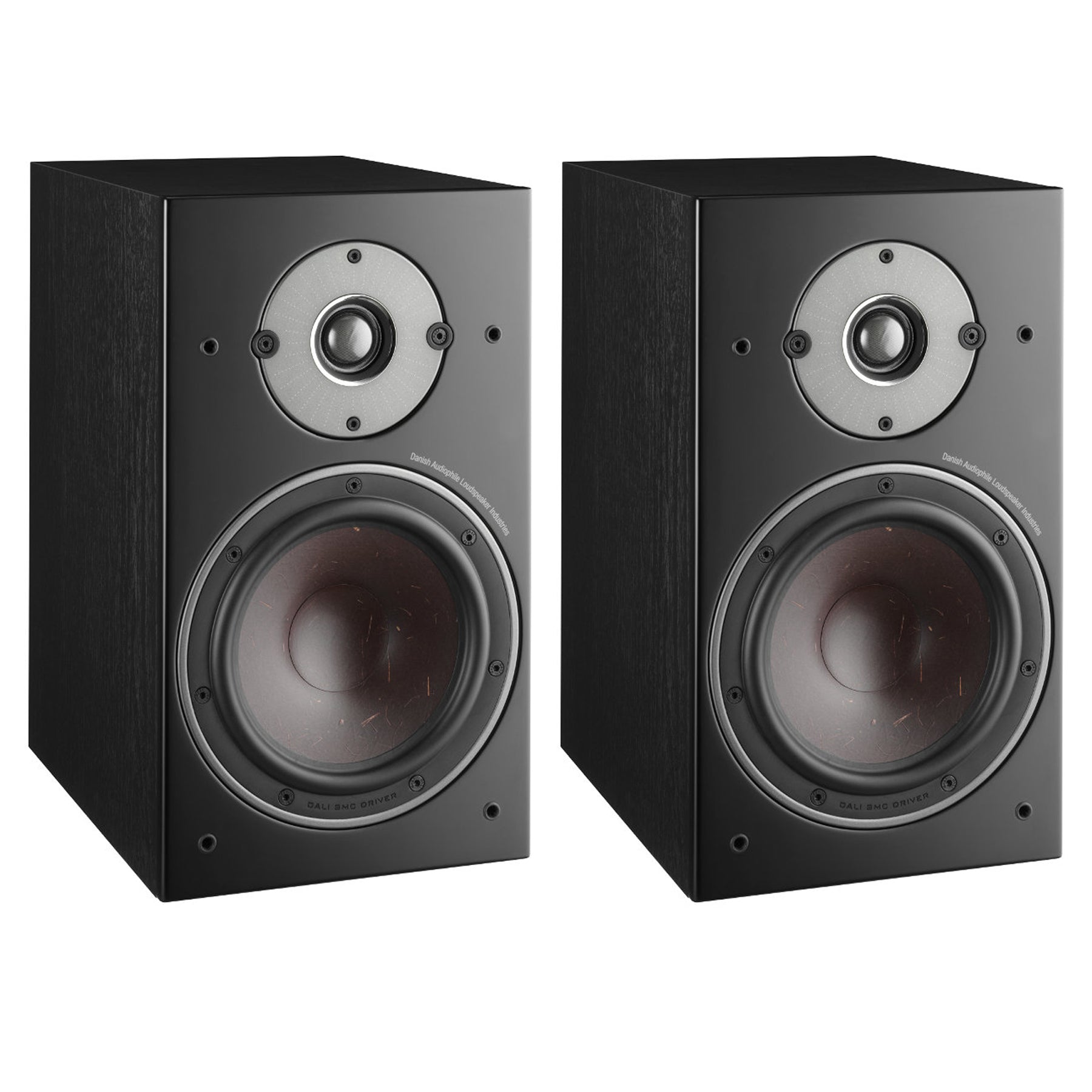 Dali Oberon 3 Black Passive Bookshelf Speaker Pair - Ideal for Small to Medium Rooms