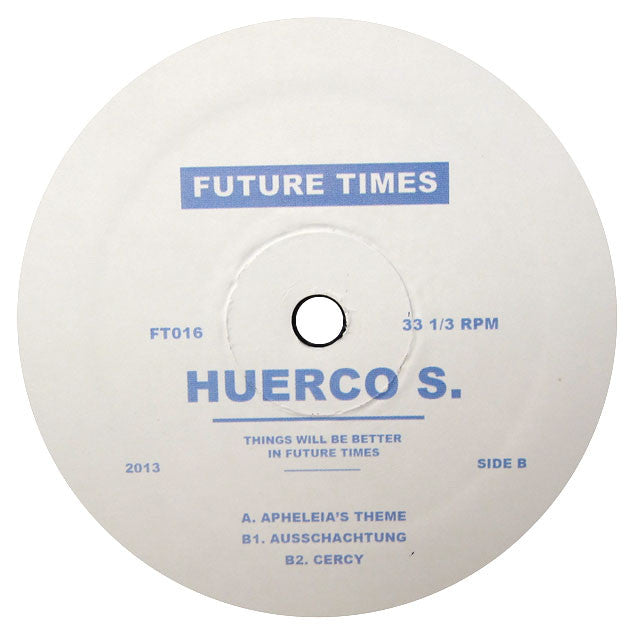 Huerco S.: A Captivating 12 - inch Record of Apheleia's Theme
