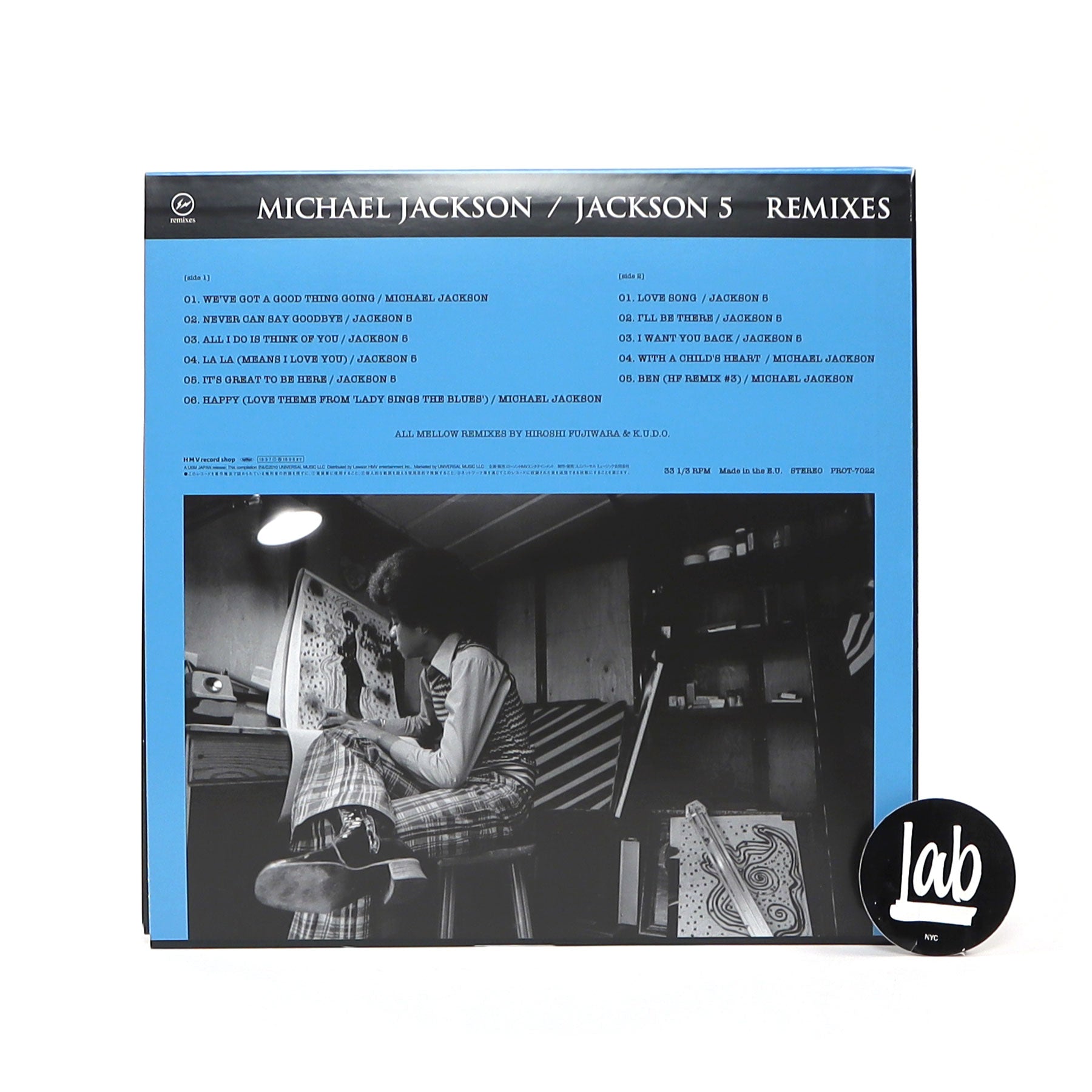 Hot! Hiroshi Fujiwara & K.U.D.O. Michael Jackson/Jackson 5 Remixes Import Vinyl LP
