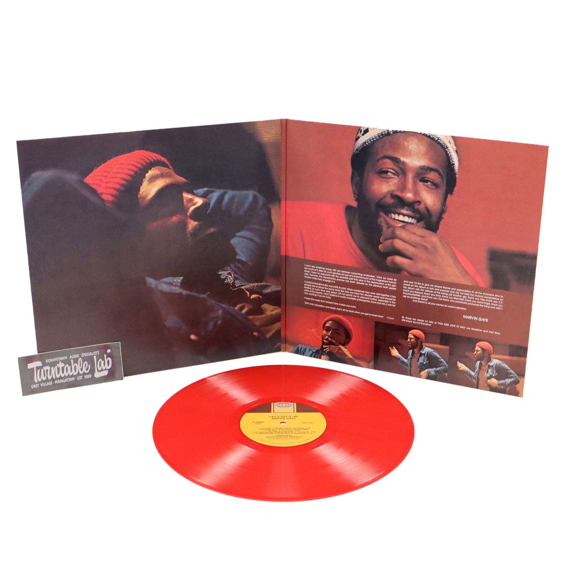 Marvin Gaye's 50th Anniversary 'Let's Get It On' Red Colored Vinyl LP