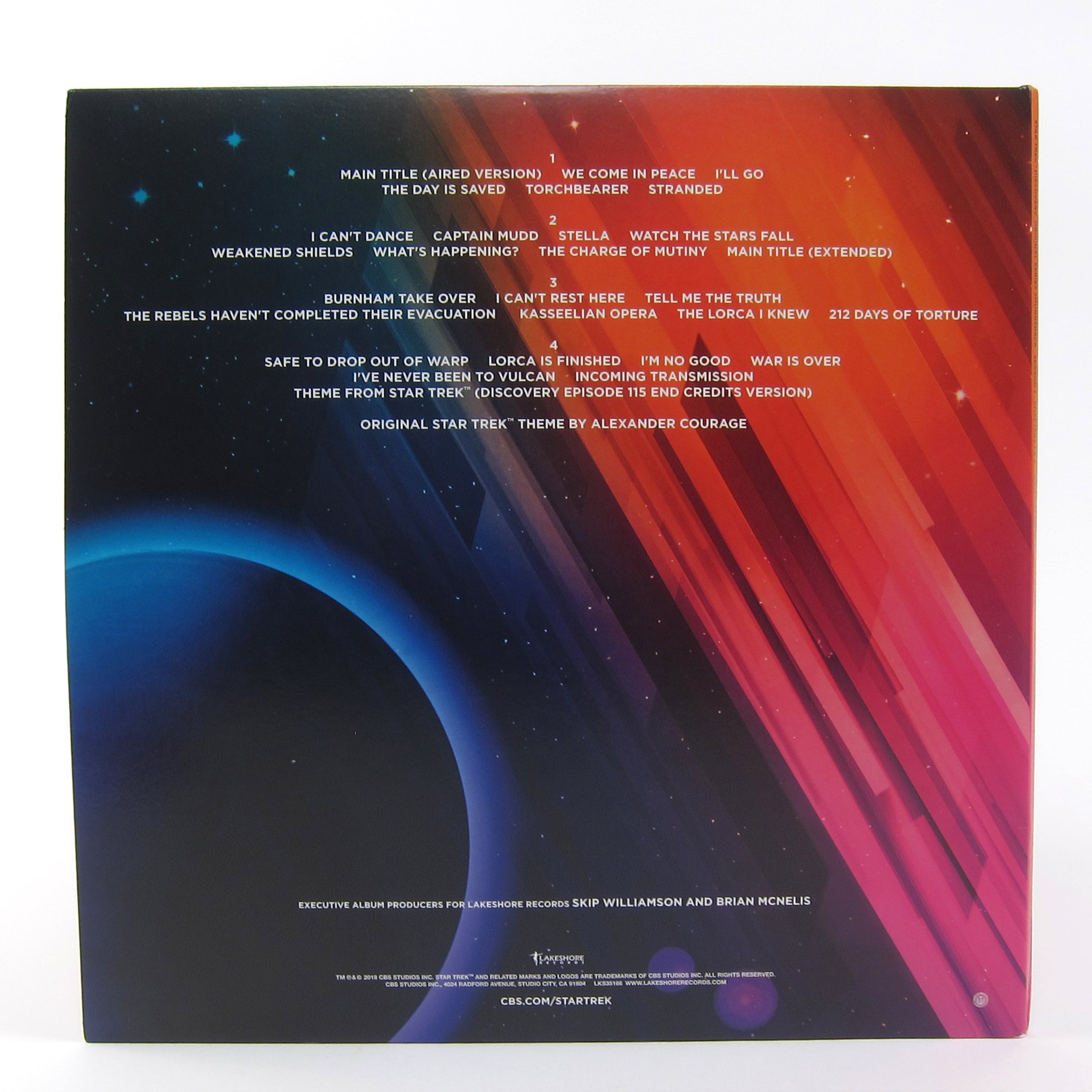 Limited Offer! Jeff Russo's Star Trek - Discovery 2LP Vinyl in Colored Intergalactic Design