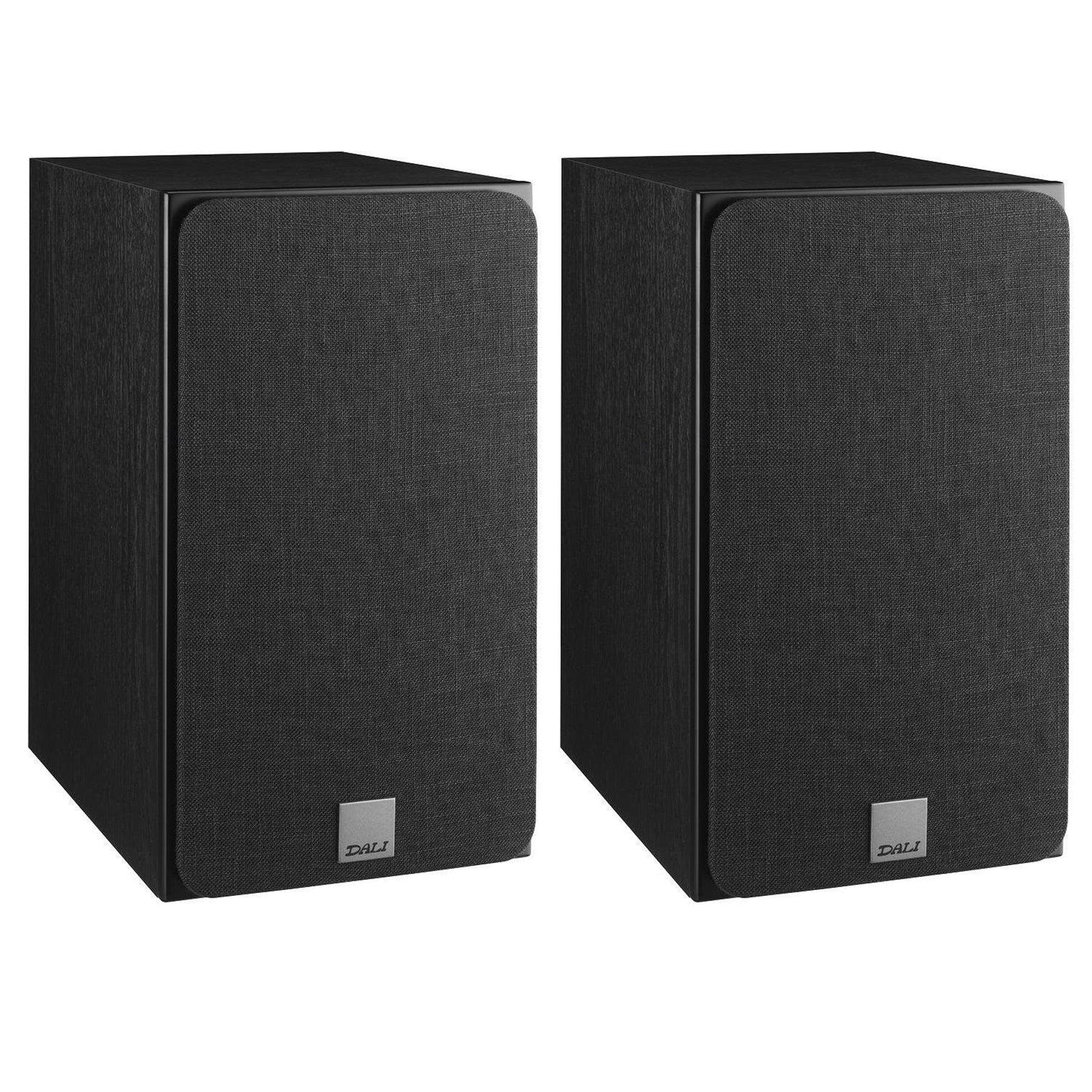 Dali Oberon 3 Black Passive Bookshelf Speaker Pair - Ideal for Small to Medium Rooms