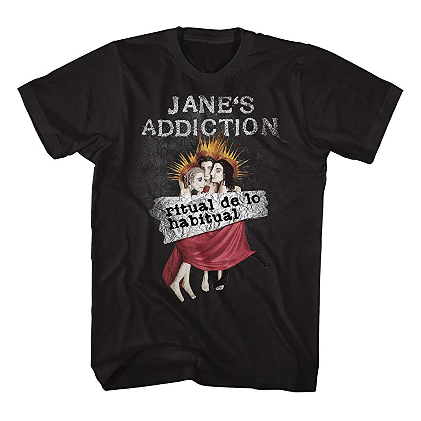 Black Jane's Addiction Ritual De Lo Habitual Official Cotton T-Shirt