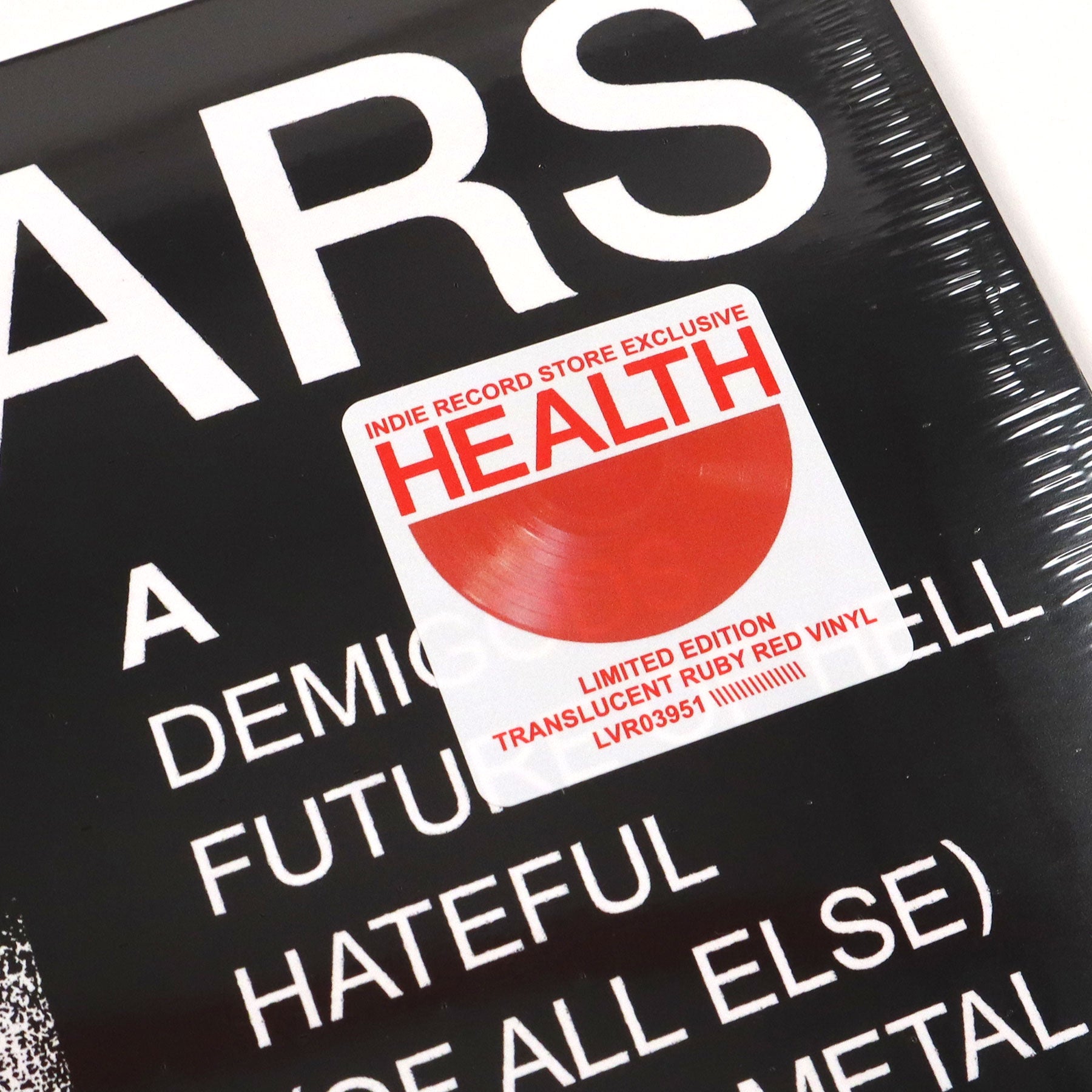 Exclusive Indie Vinyl LP: HEALTH's RAT WARS in Translucent Red