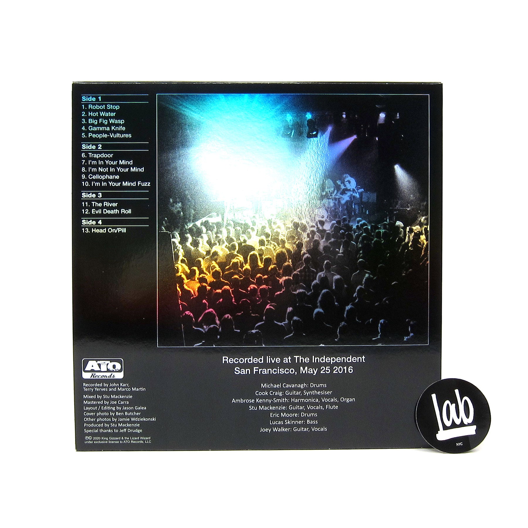 Limited Edition: King Gizzard And The Lizard Wizard's Live In San Francisco '16 Deluxe Colored Vinyl 2LP
