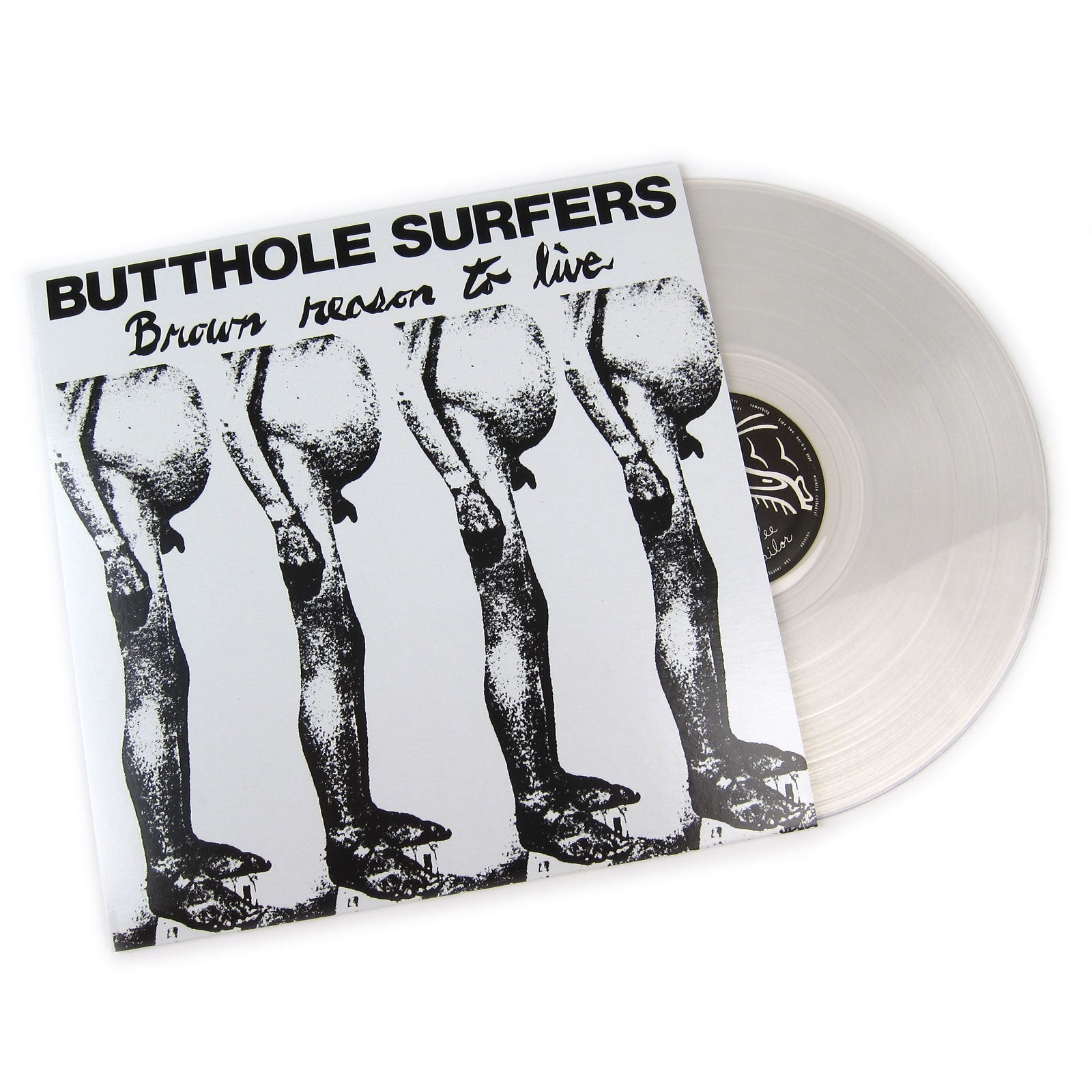 Butthole Surfers' Debut EP 'Brown Reason To Live' on Limited Clear Colored Vinyl 12