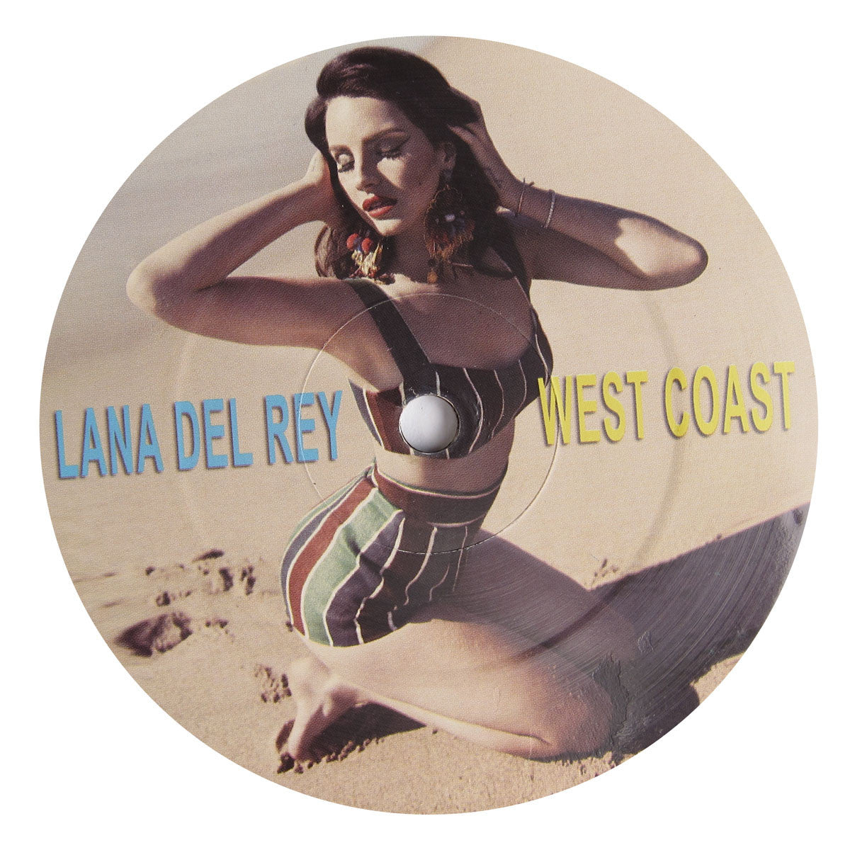 Hot Sale! Lana Del Rey 'West Coast' Remixes Vinyl 12 Featuring Four Tet, MK & Black Keys