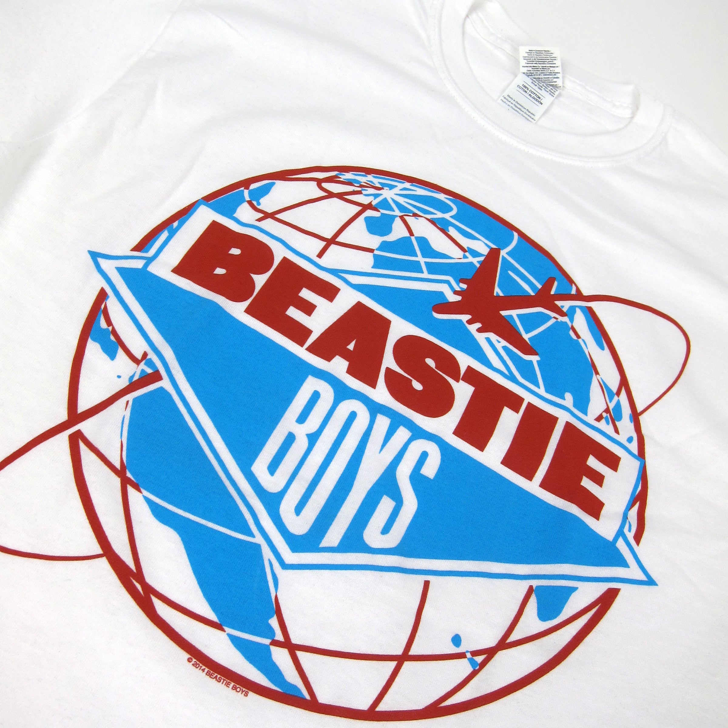 Beastie Boys White Around - The - World Tour Cotton Shirt