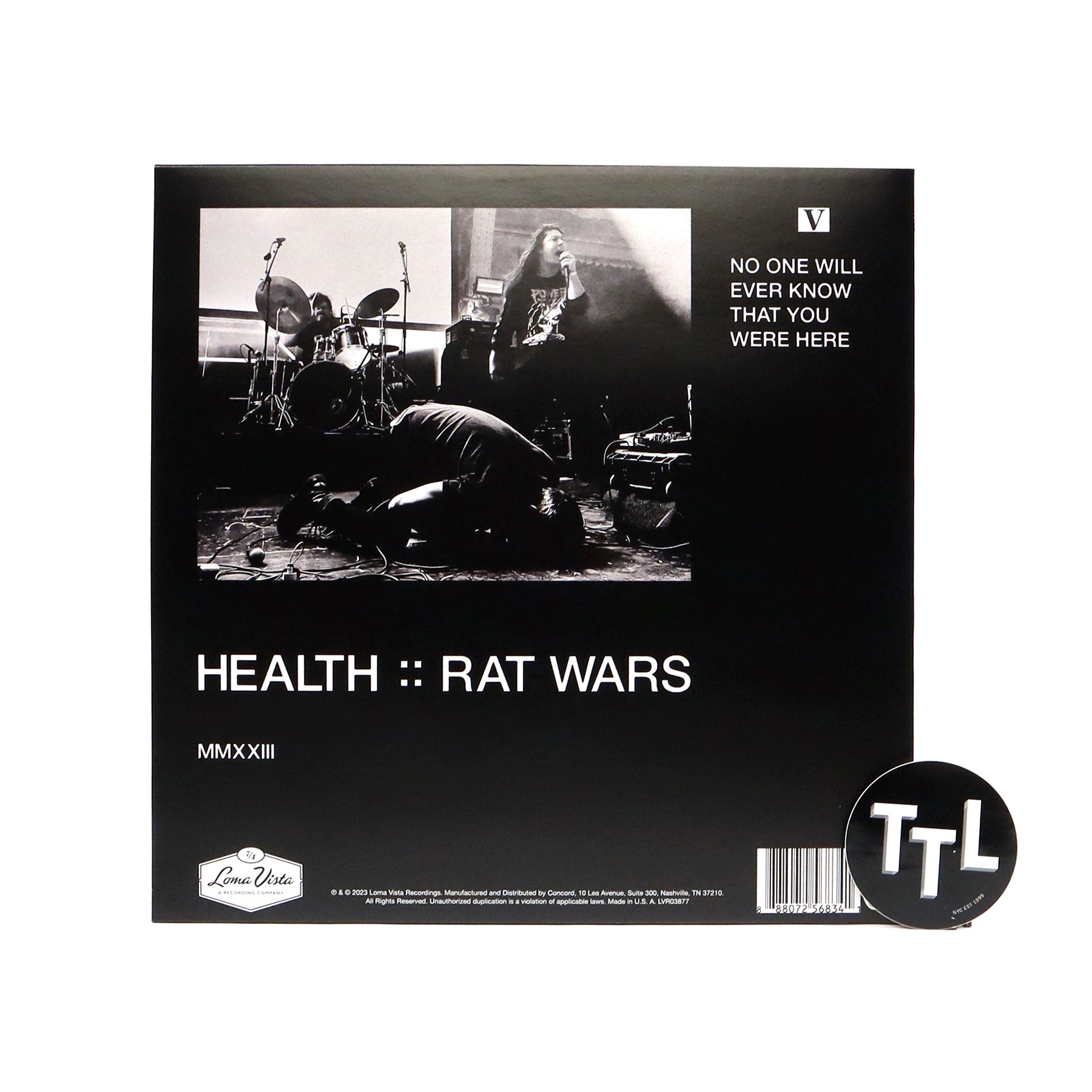 Exclusive Indie Vinyl LP: HEALTH's RAT WARS in Translucent Red