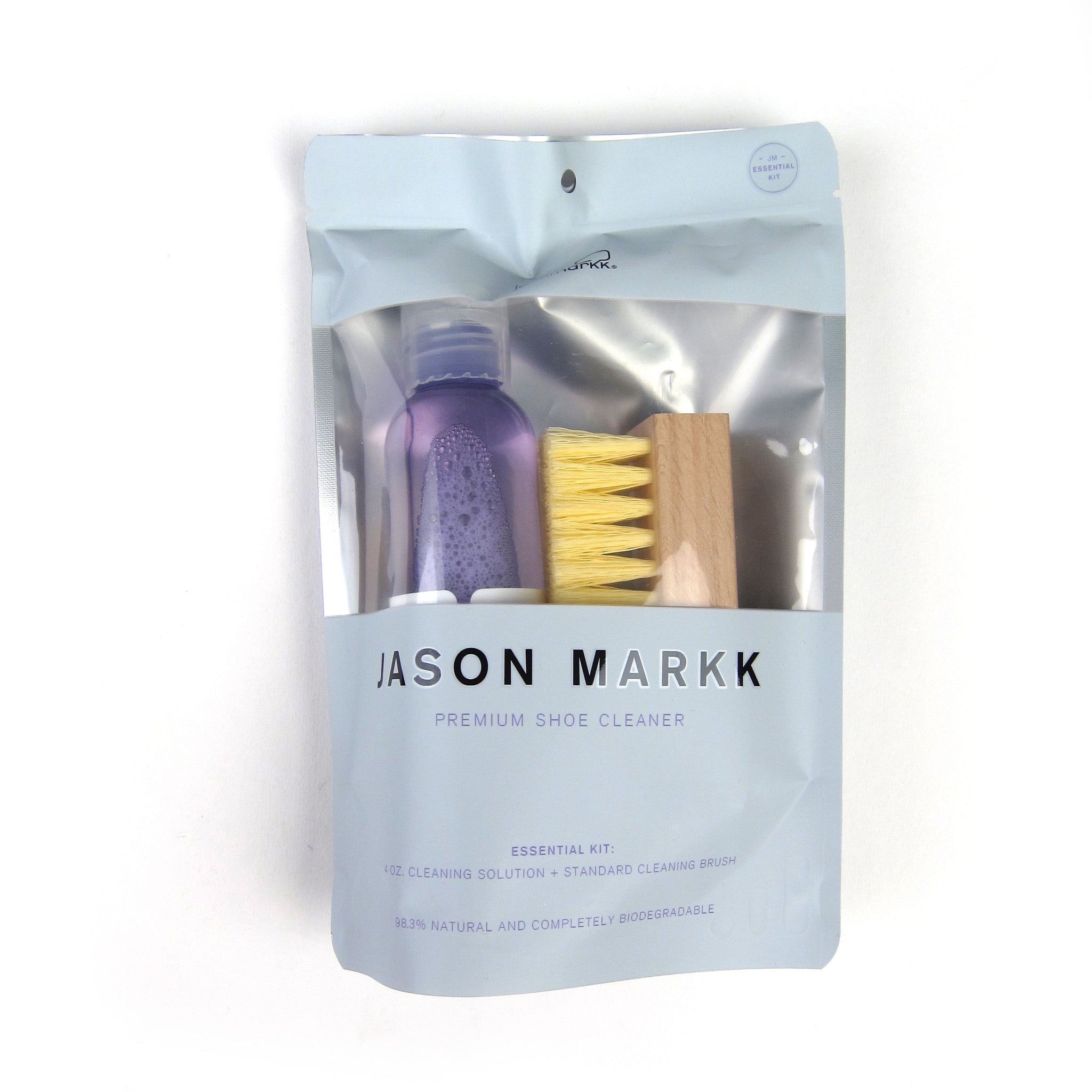 Jason Markk Sneaker Cleaning Essential Kit: Premium Solution & Synthetic Bristle Brush