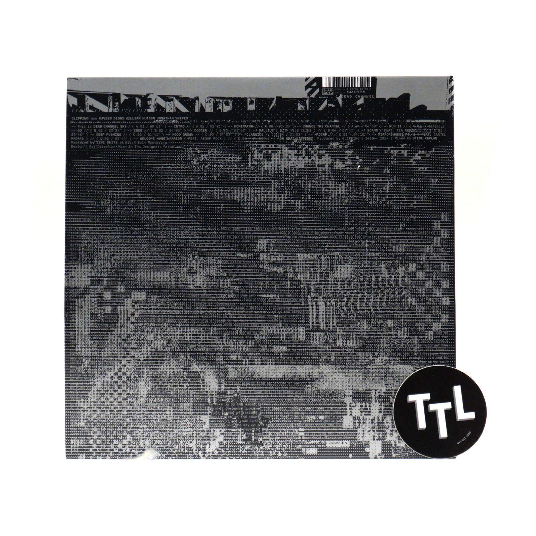 Hot Deal: Clipping's Dead Channel Sky Vinyl LP - Loser Edition Colored Double Vinyl
