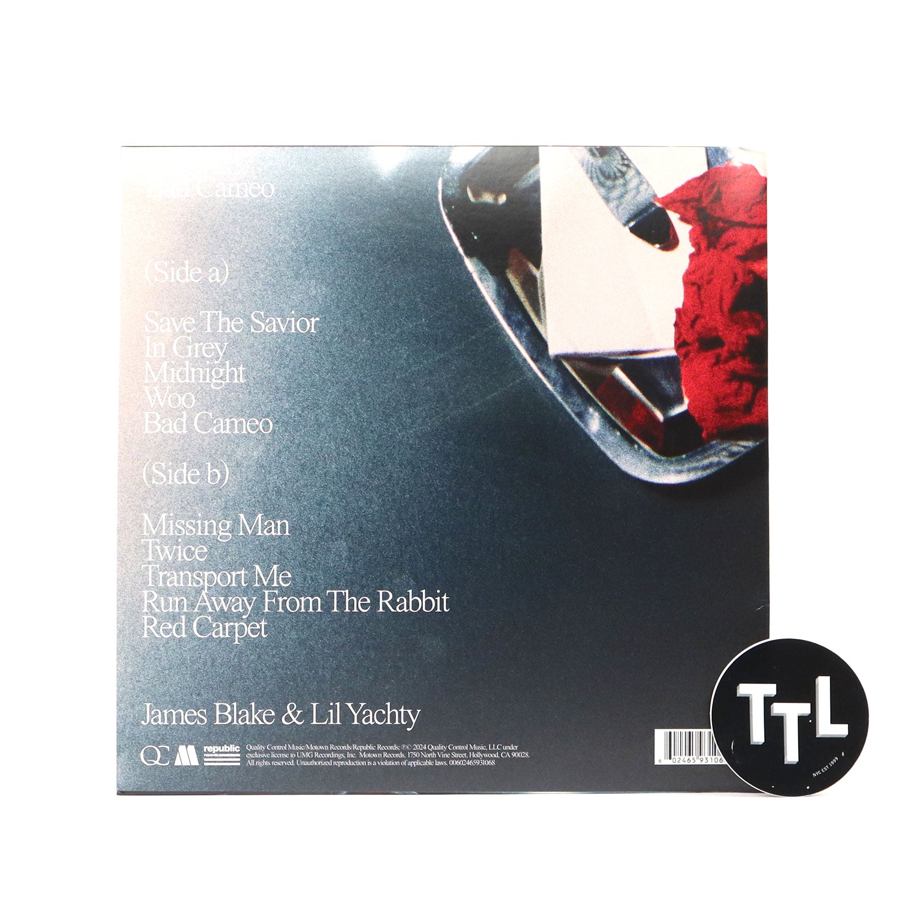 Hot! James Blake & Lil Yachty - Bad Cameo Indie Exclusive Magenta Vinyl LP