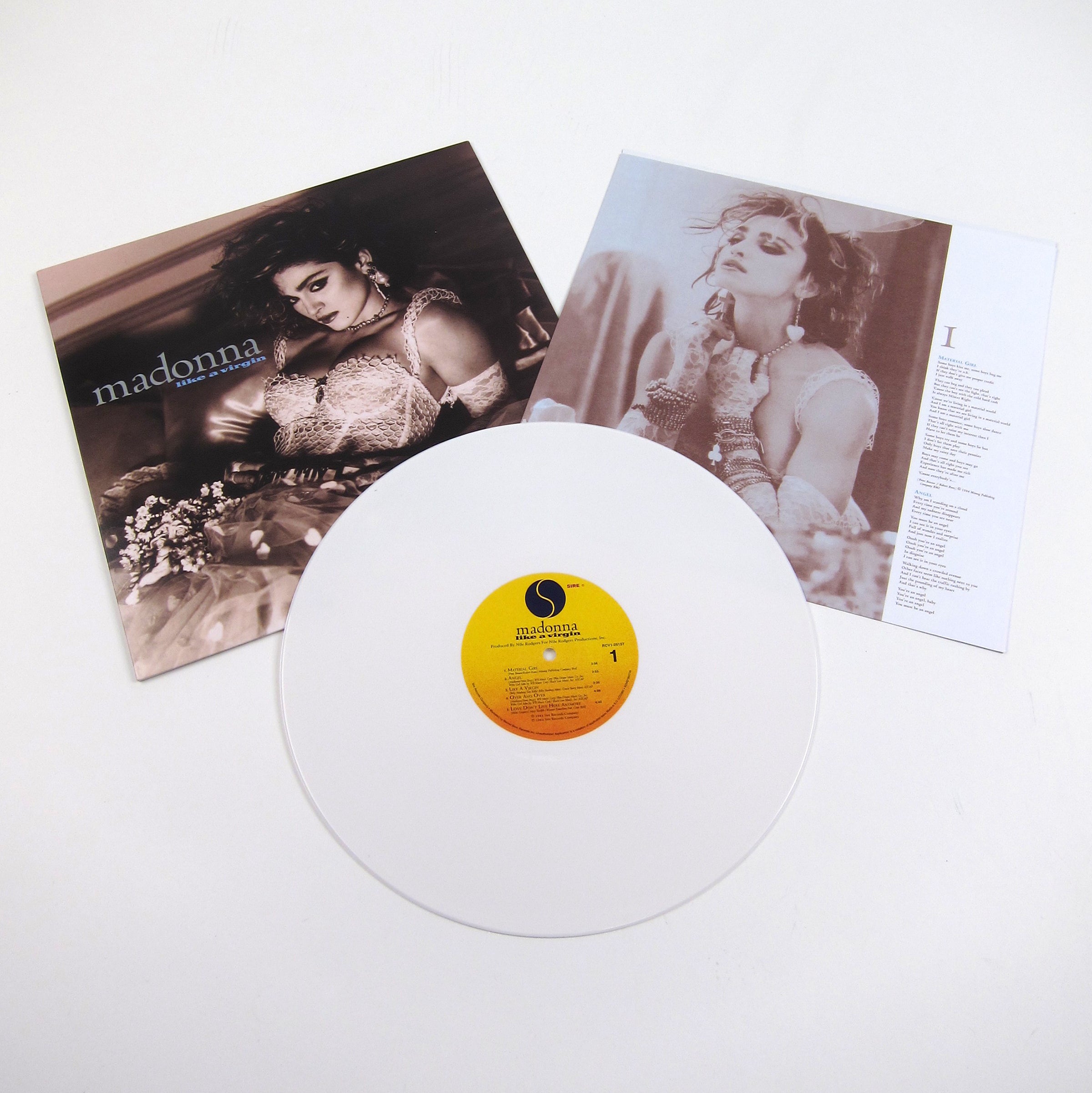 Limited Edition Madonna's 'Like A Virgin' White Vinyl LP - Back To The 80's!