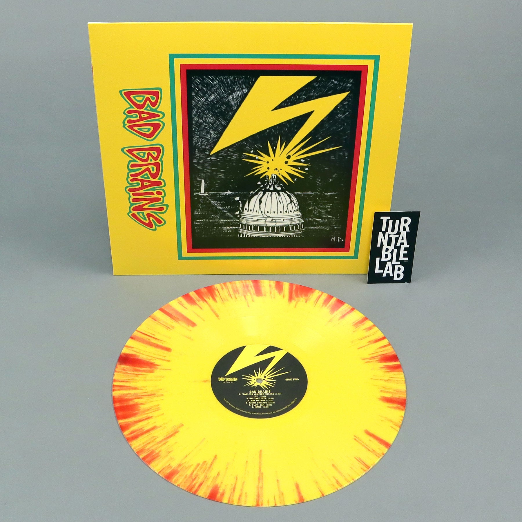 Bad Brains: Self-Titled Debut LP (Colored Vinyl) - Turntable Lab Exclusive, Limited to 800 Copies