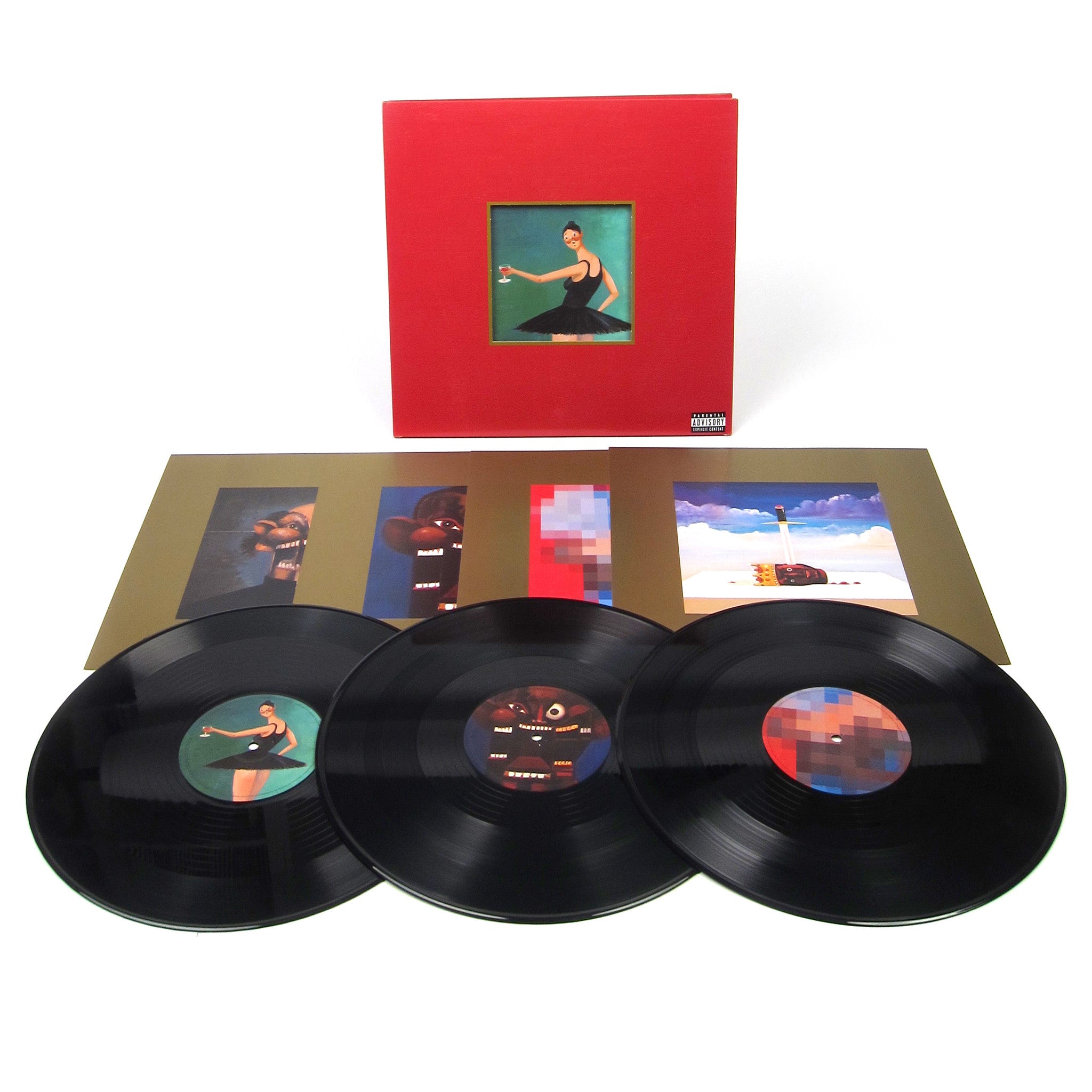 Limited Edition: Kanye West's My Beautiful Dark Twisted Fantasy 3LP Vinyl