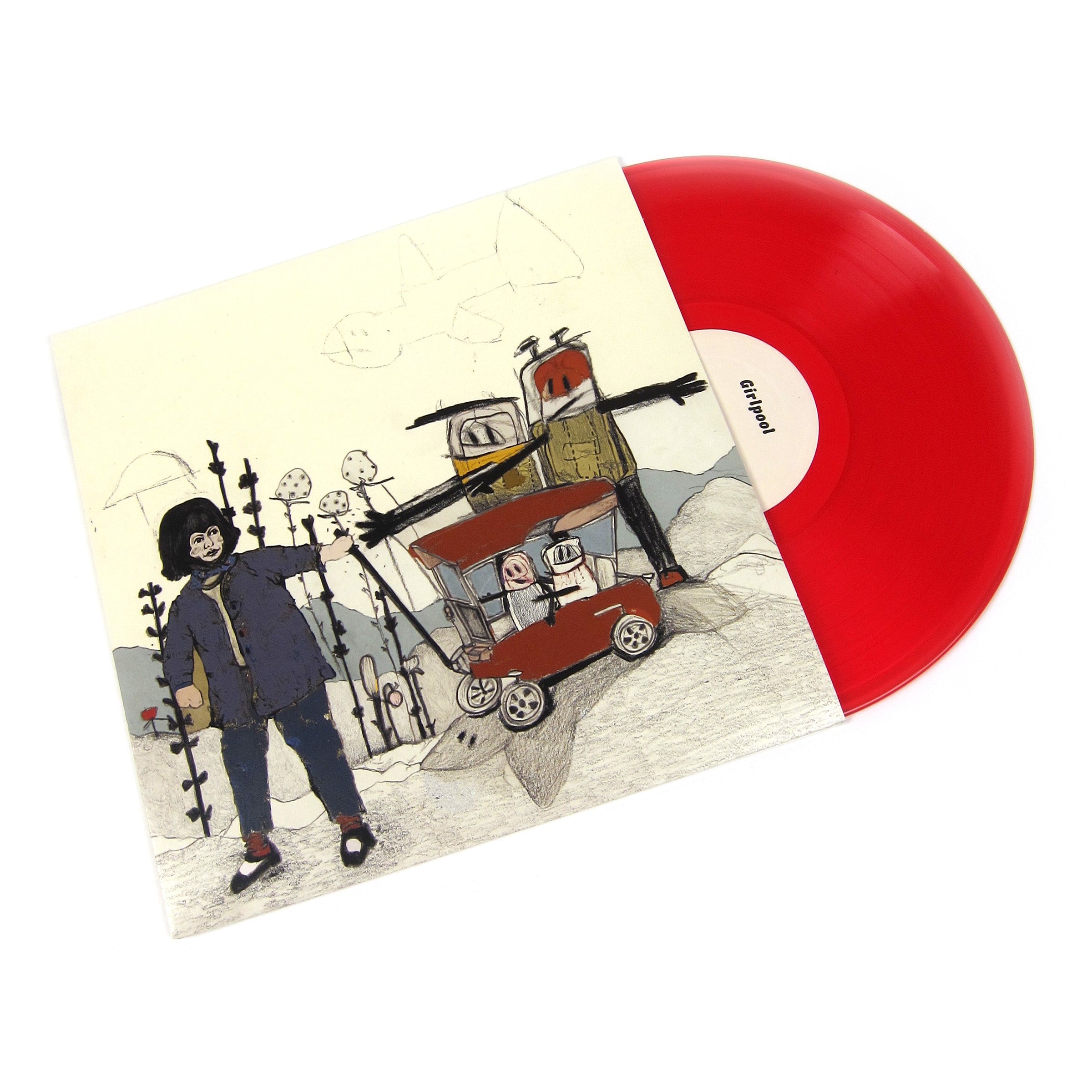 Girlpool's Indie Exclusive Translucent Red Vinyl LP - Powerplant