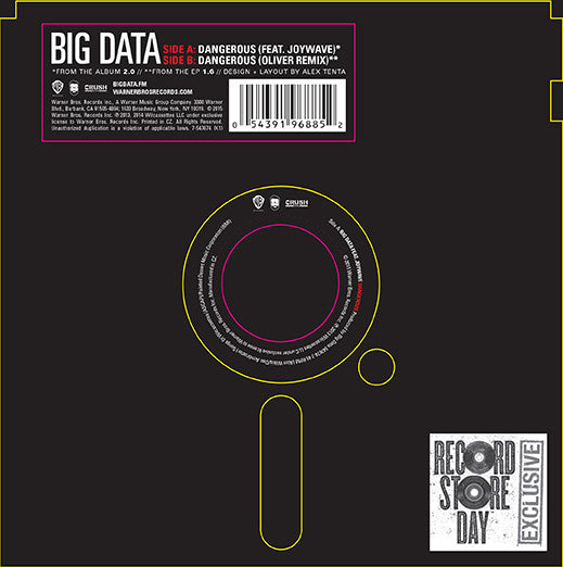 Exclusive Big Data 'Dangerous' 7-Inch Vinyl Record for Record Store Day