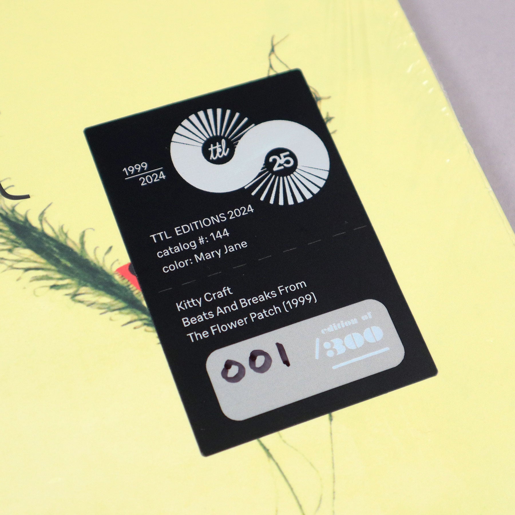 Exclusive Turntable Lab: Kitty Craft's Beats and Breaks from the Flower Patch 2LP Colored Vinyl