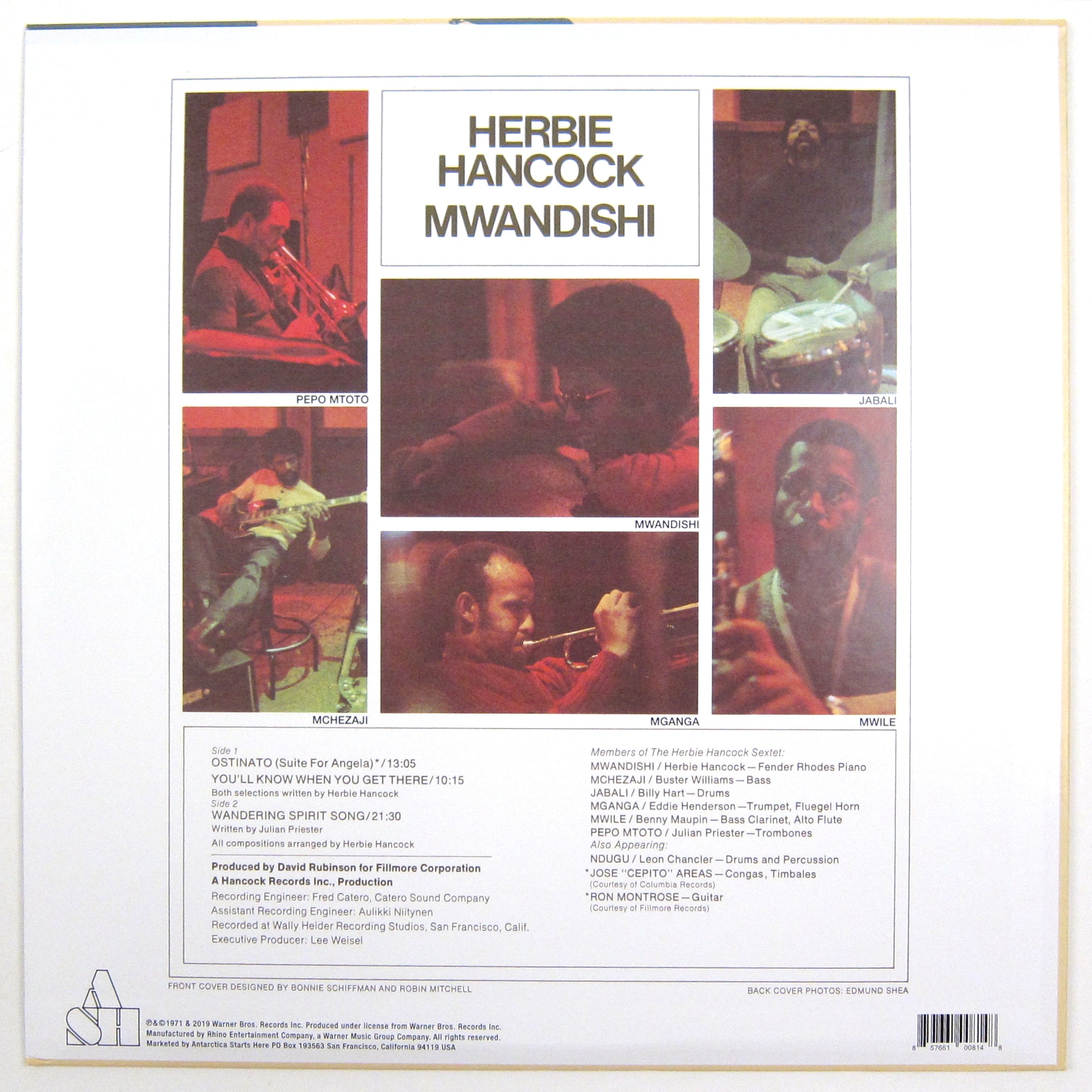 180g Audiophile Vinyl LP: Herbie Hancock's Mwandishi (1970)