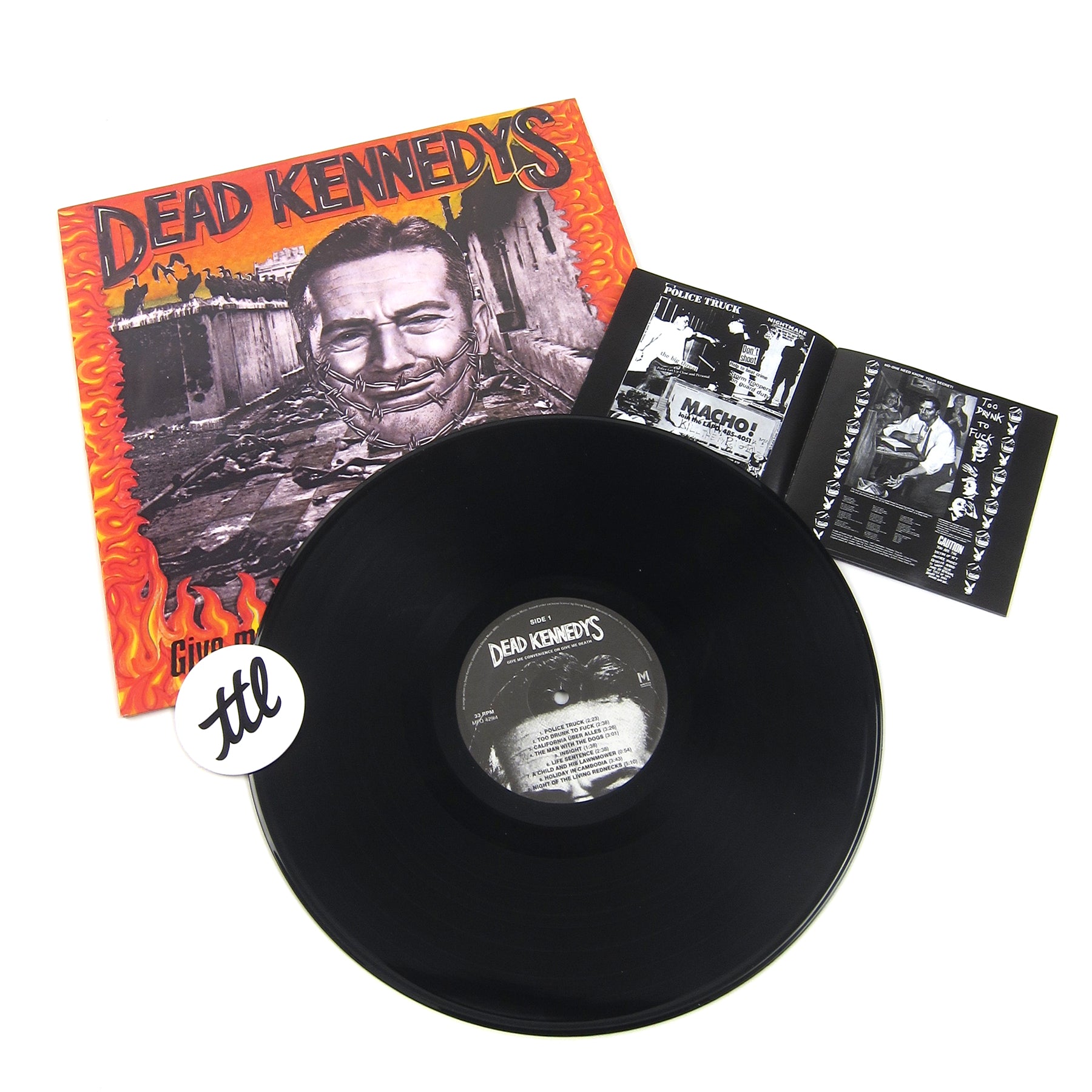 Dead Kennedys 'Give Me Convenience Or Give Me Death' Remastered Black Vinyl LP