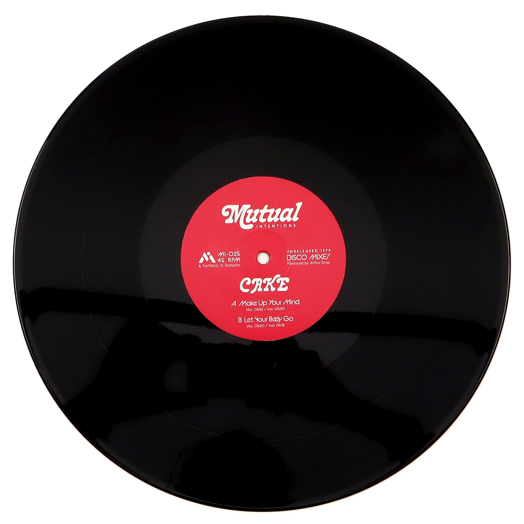 12 - Inch Vinyl: 1979 NY Disco Holy Grail 'Make Up Your Mind / Let Your Body Go' by Cake
