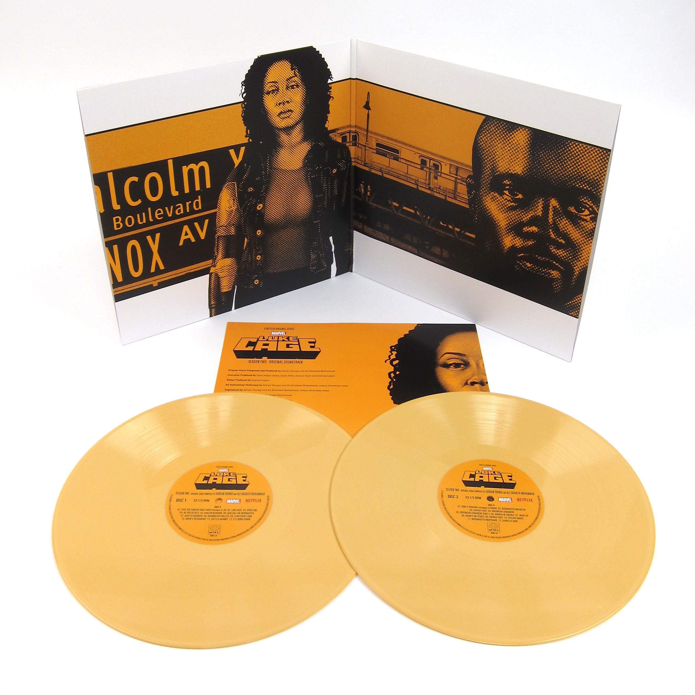 Hot Deal! Adrian Younge & Ali Shaheed Muhammad's Luke Cage Season 2 Colored Vinyl 2LP Soundtrack