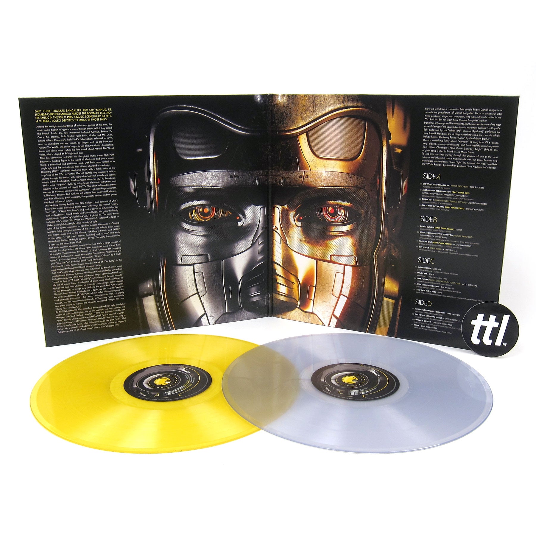 Daft Punk: Many Faces Vinyl 2LP - Colored Special Edition