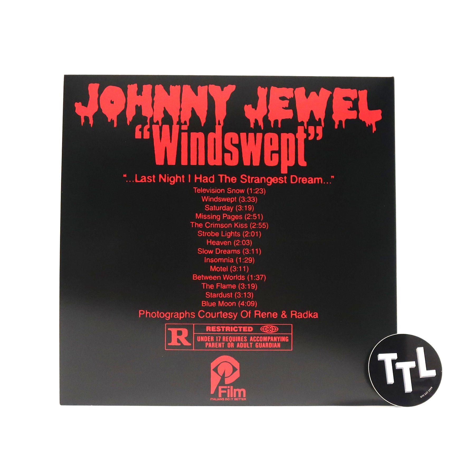 Johnny Jewel's Windswept: A Captivating Red Vinyl LP