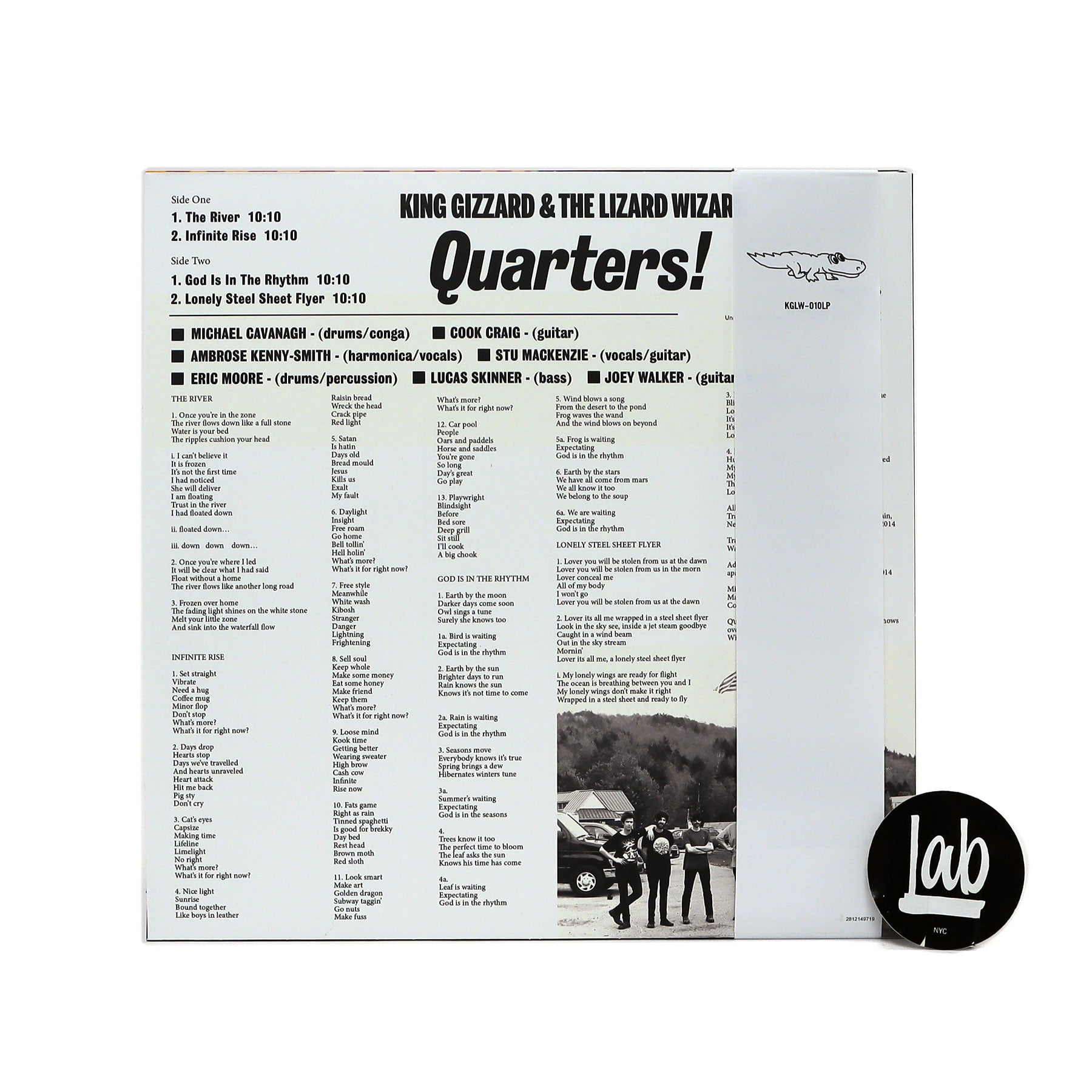 King Gizzard And The Lizard Wizard: Quarters! Eco-Friendly Vinyl LP 2015 Release