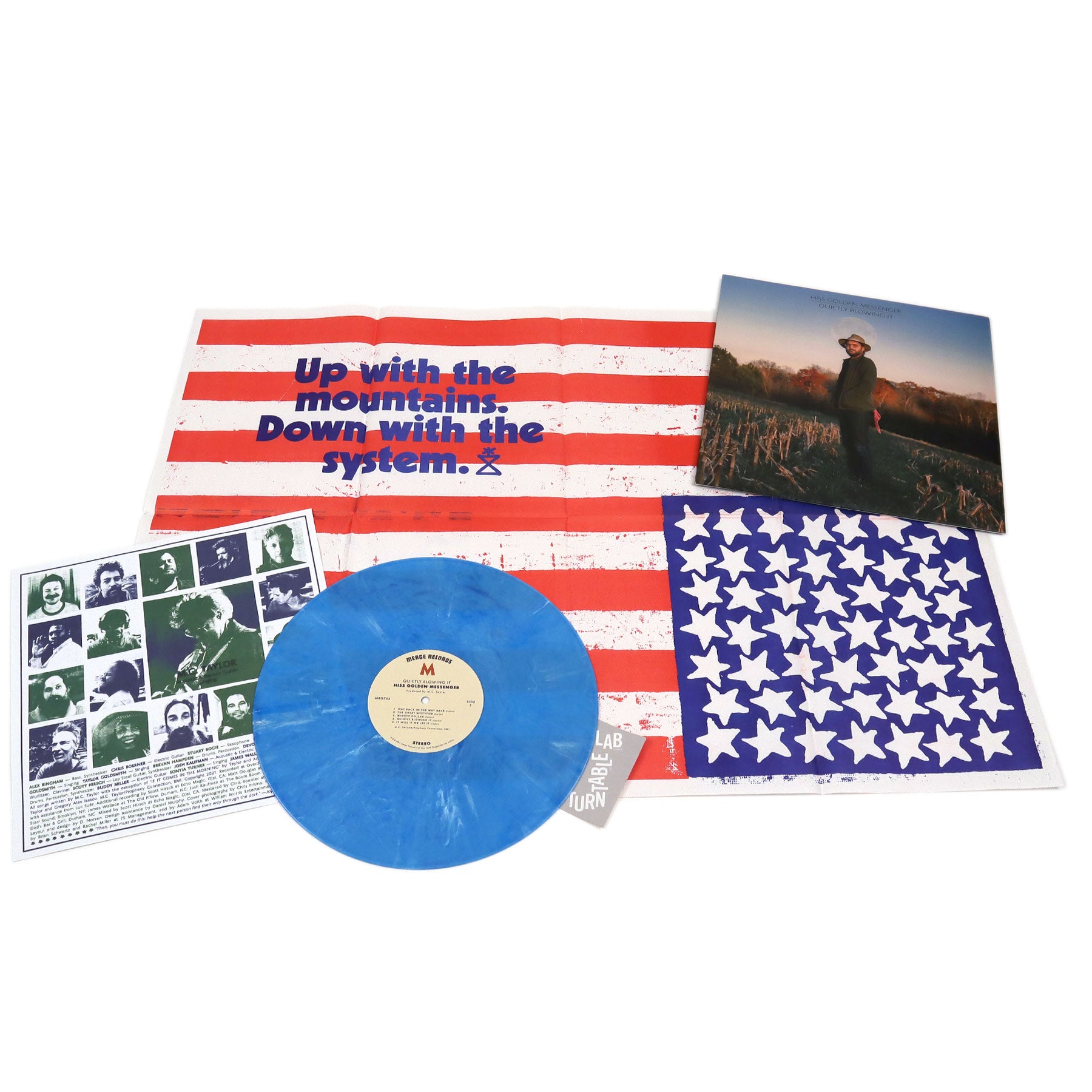Hiss Golden Messenger's Quietly Blowing It - Limited Edition Metallic Blue Vinyl LP