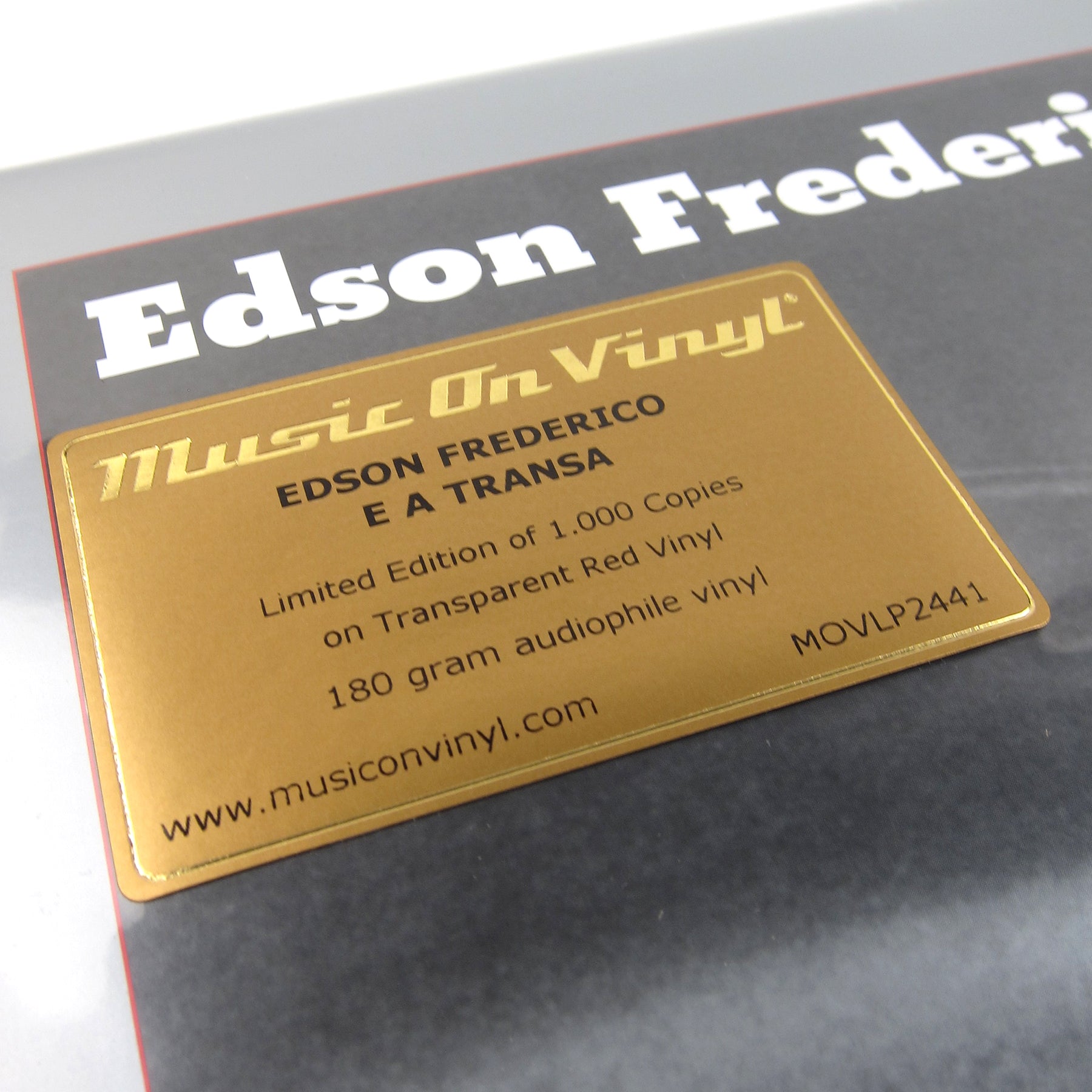 Limited Edition: Edson Frederico's 'Edson Frederico E A Transa' 2LP Colored Vinyl (180g Music On Vinyl)