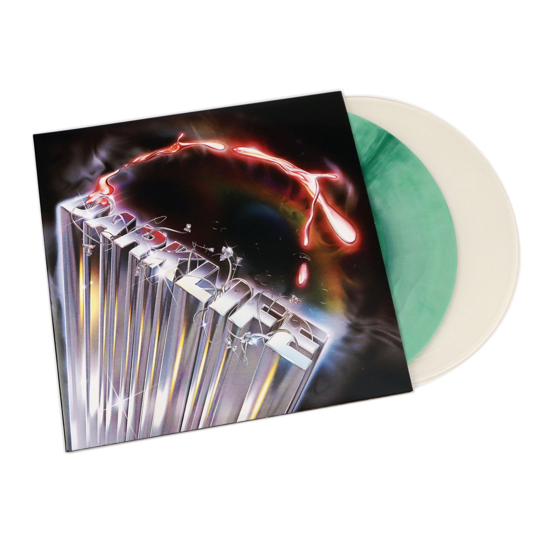 Death's Dynamic Shroud: Darklife 2LP Colored Transparent Red Vinyl (Limited Edition)