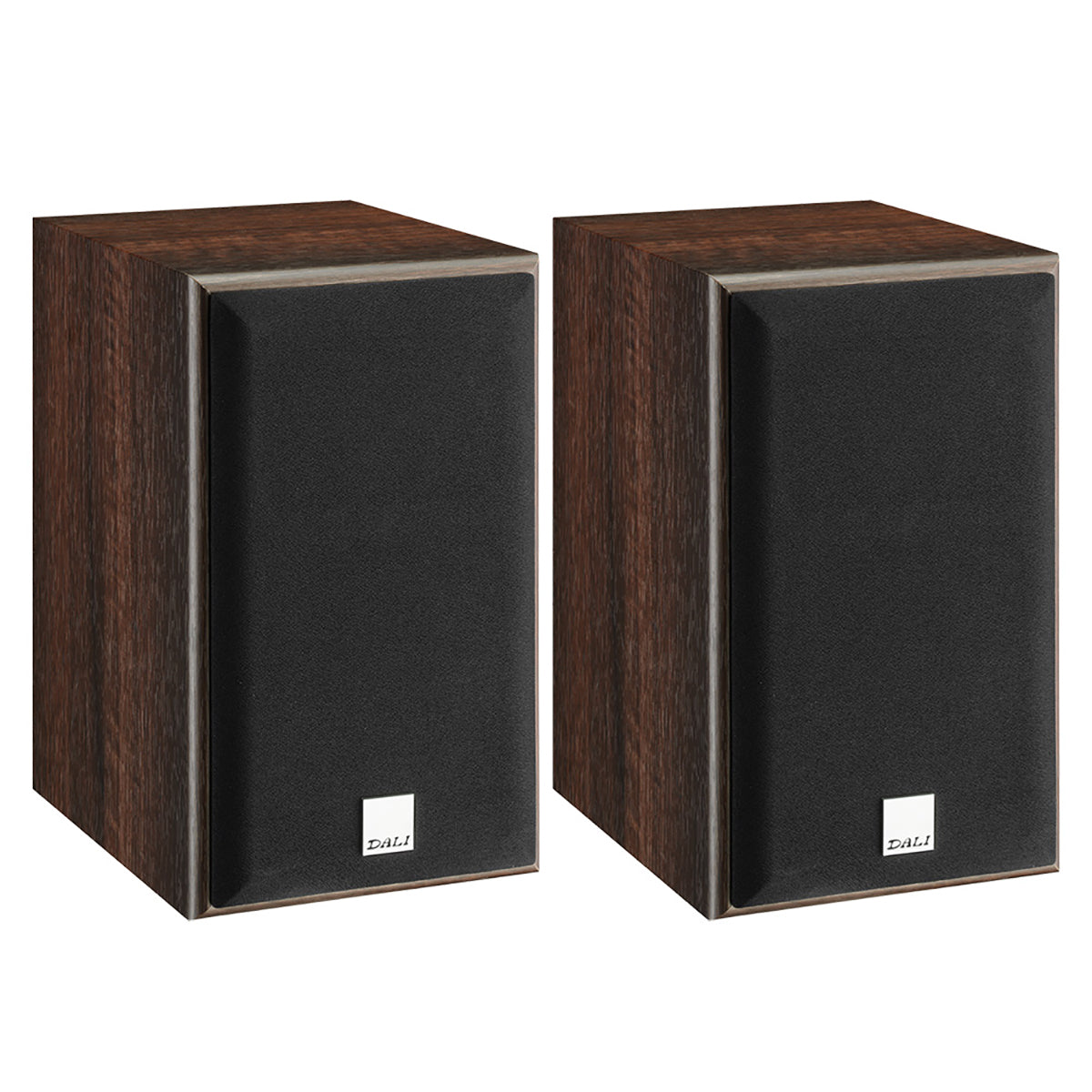 Dali Spektor 1 Walnut Passive Bookshelf Speaker Pair for Small Rooms