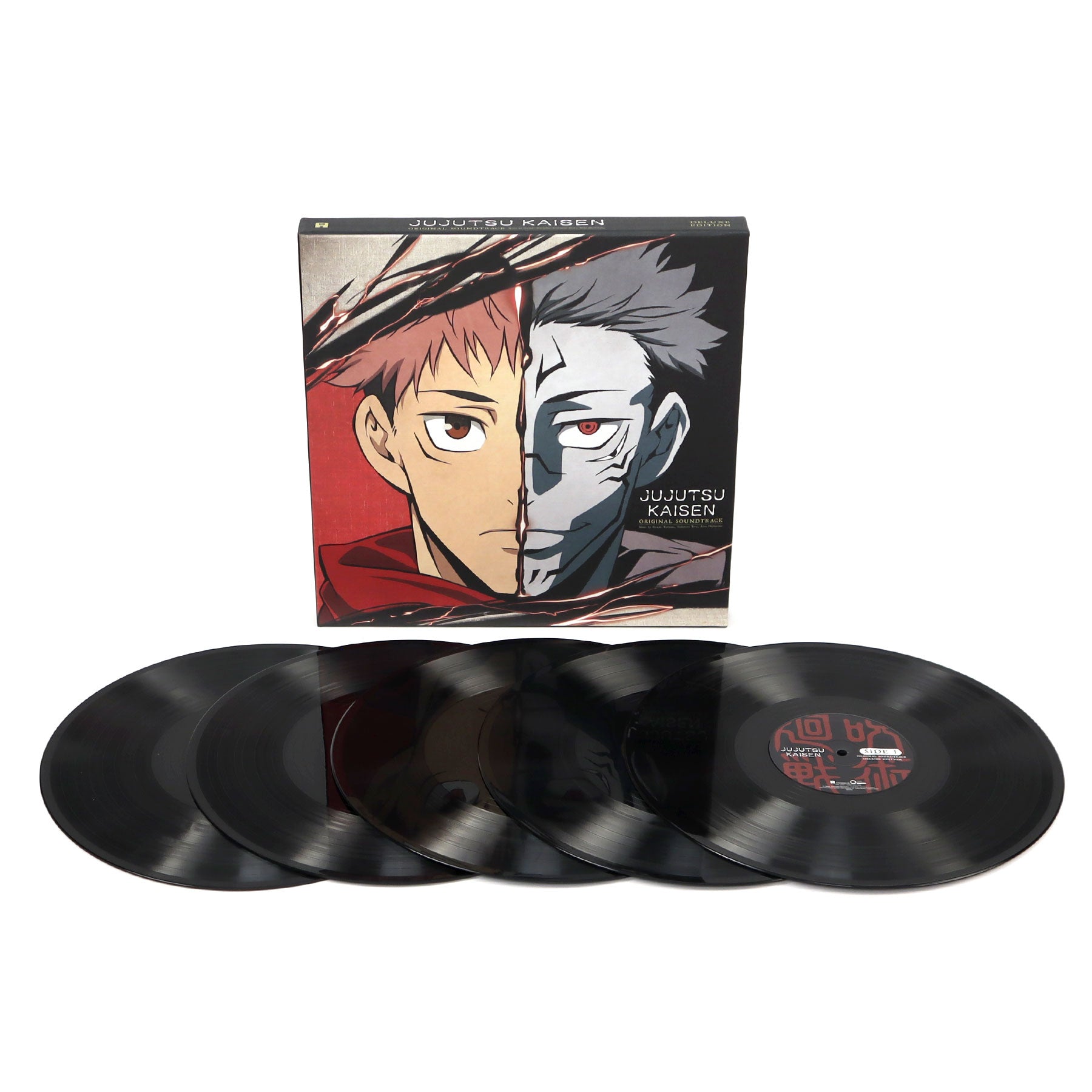 Limited Deluxe Edition: 180g 5LP Vinyl Boxset of Jujutsu Kaisen Soundtrack by Hiroaki Tsutsumi