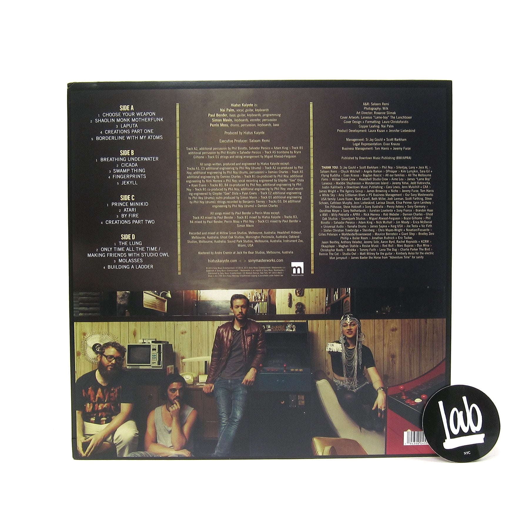 Hiatus Kaiyote's Choose Your Weapon - 180g Colored Vinyl 2LP Limited Edition