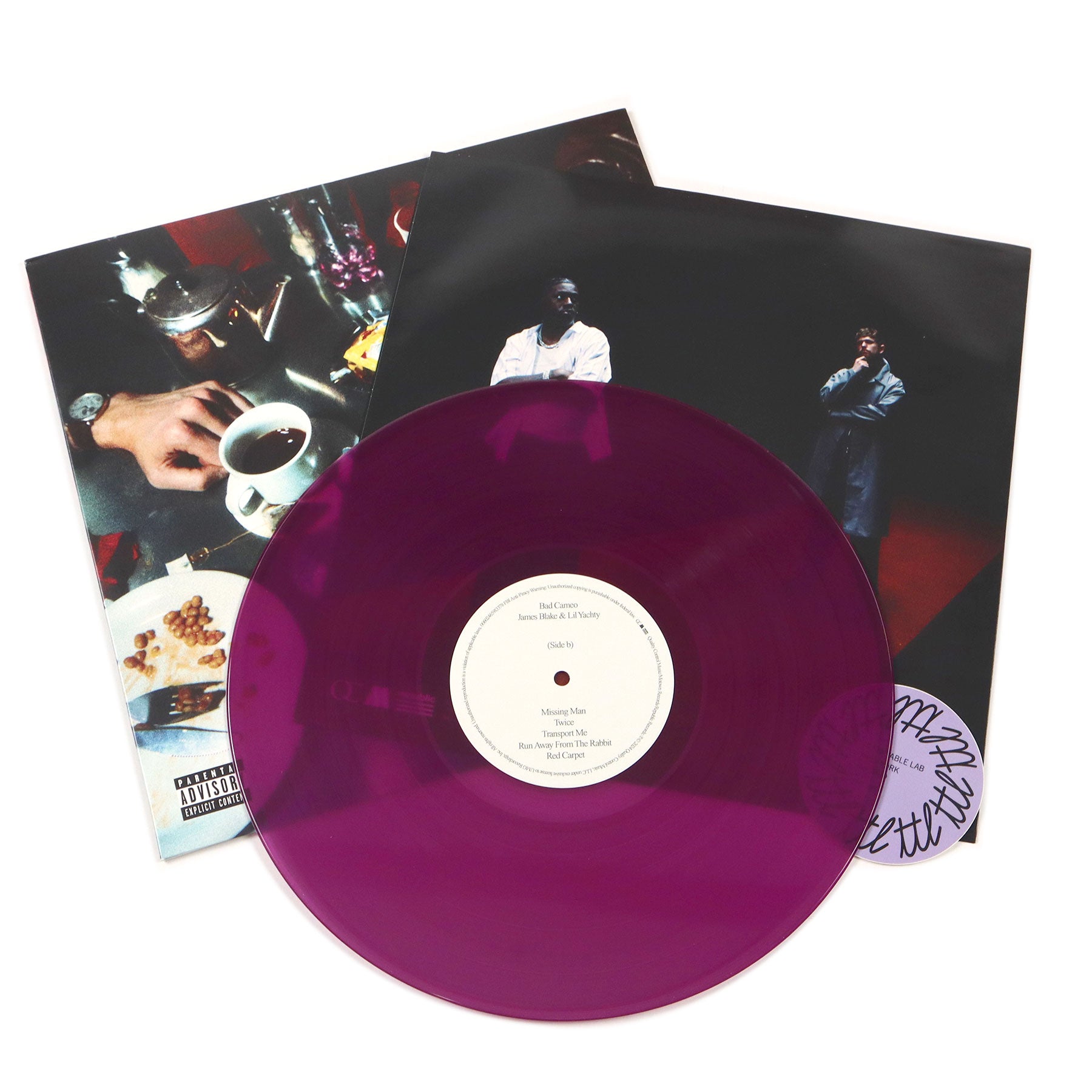 Hot! James Blake & Lil Yachty - Bad Cameo Indie Exclusive Magenta Vinyl LP