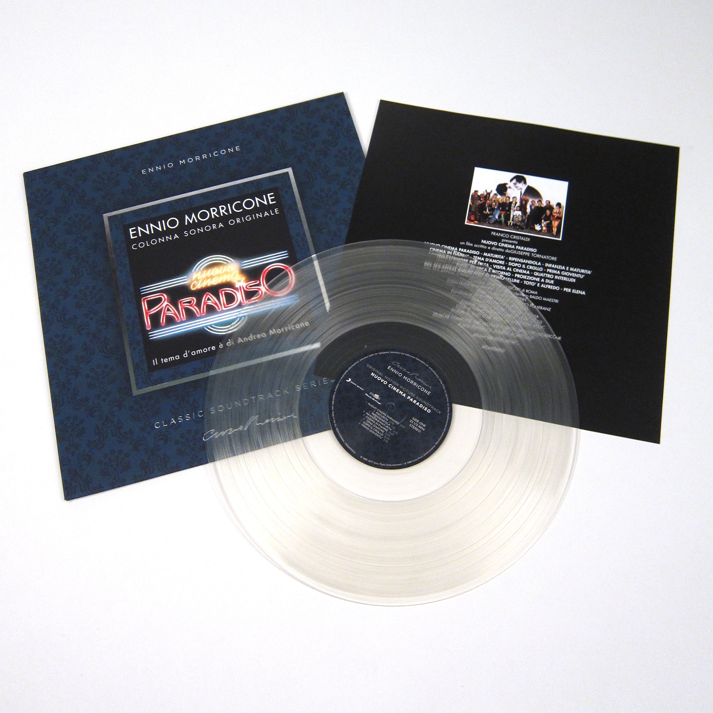 Limited Edition: Ennio Morricone's Cinema Paradiso Vinyl LP on 180g Colored Vinyl