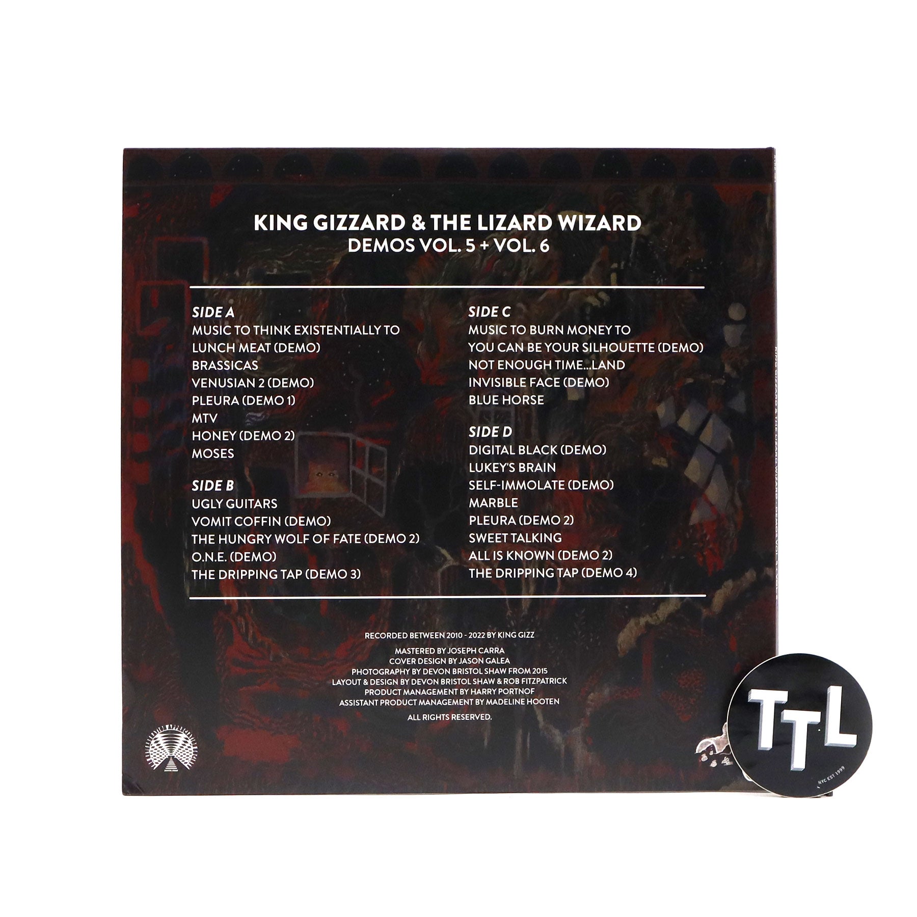 King Gizzard And The Lizard Wizard: Limited Colored Vinyl Demos Vol.5 & 6, 2LP Set