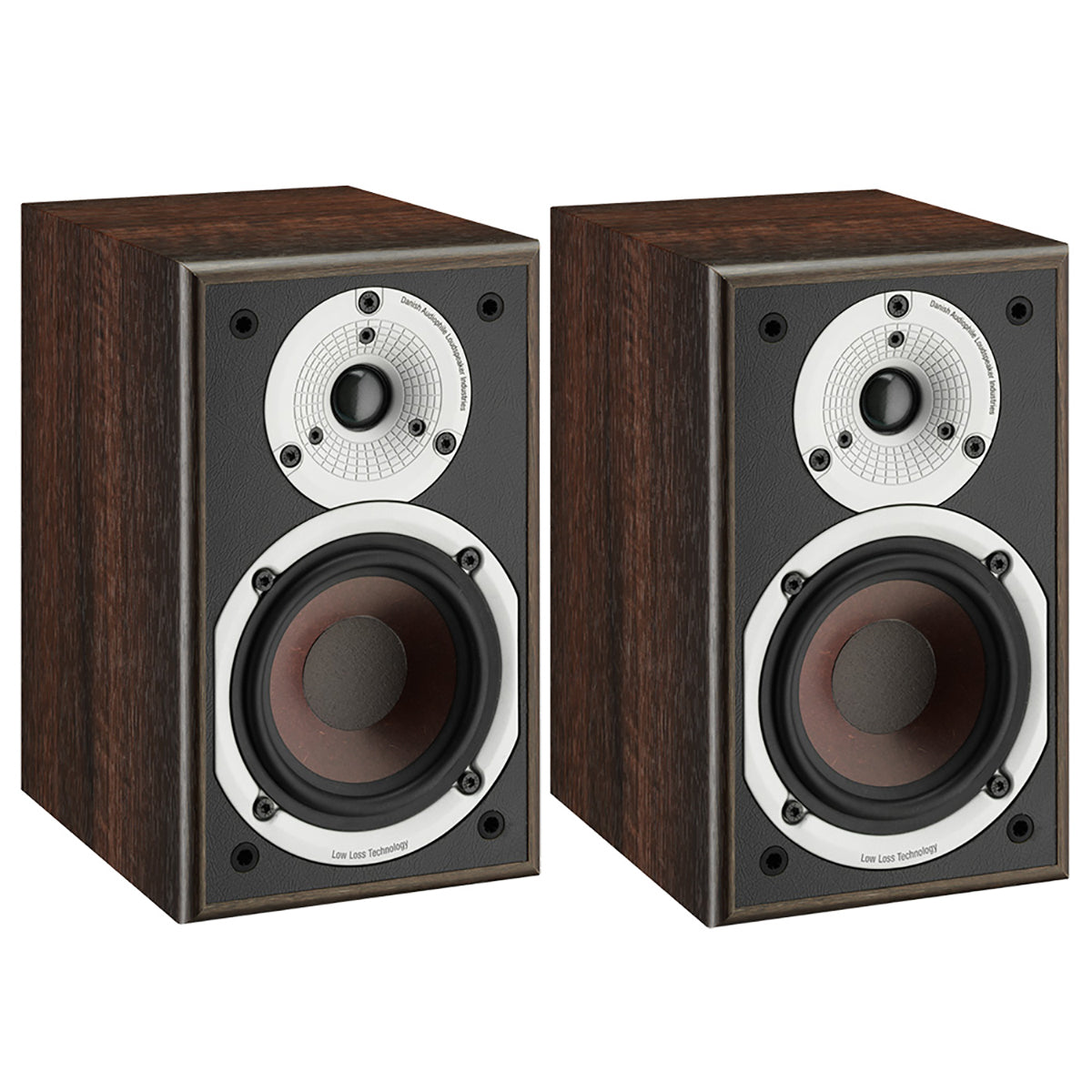 Dali Spektor 1 Walnut Passive Bookshelf Speaker Pair for Small Rooms